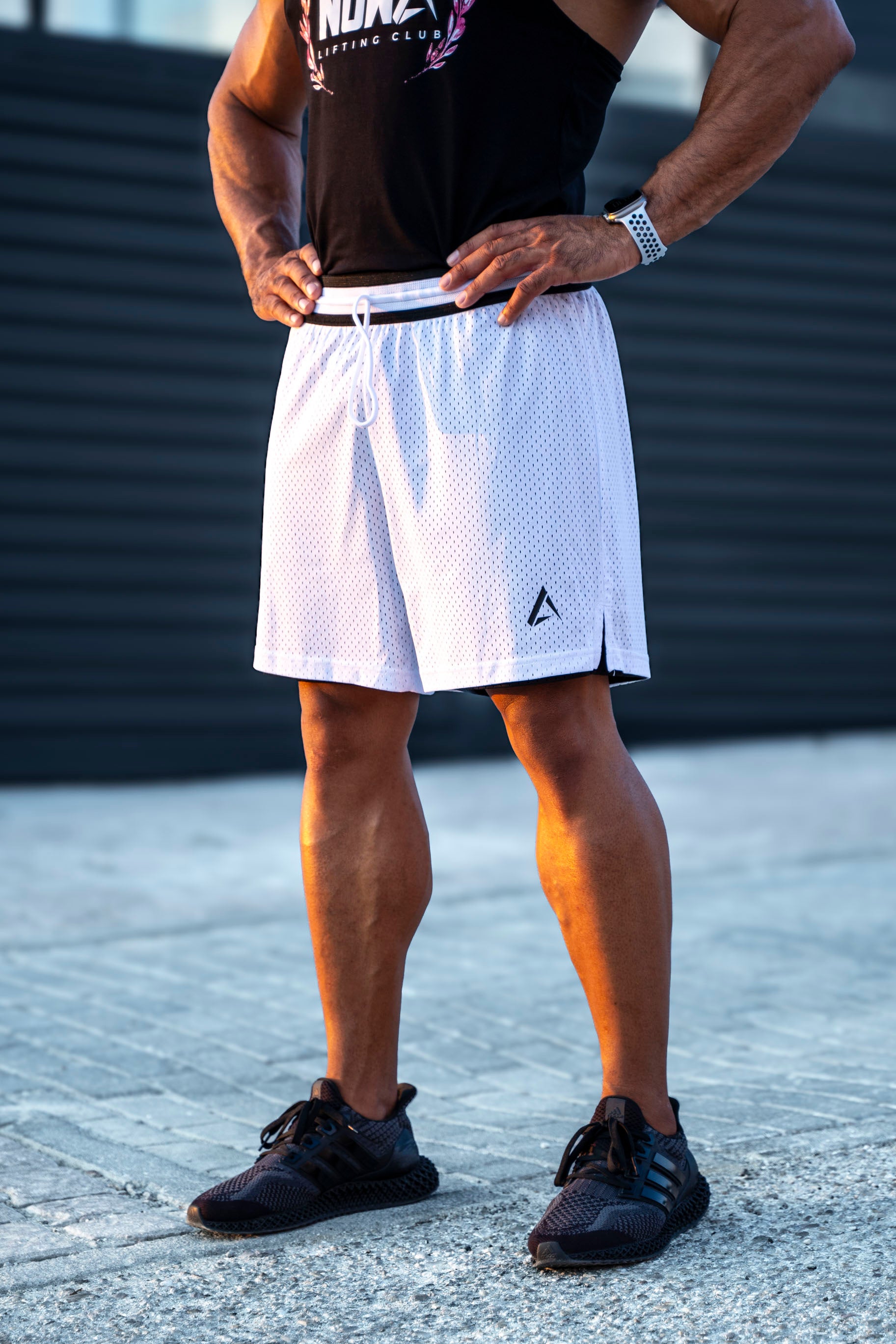 Wolf Reversible shorts 2in1 - Black/White