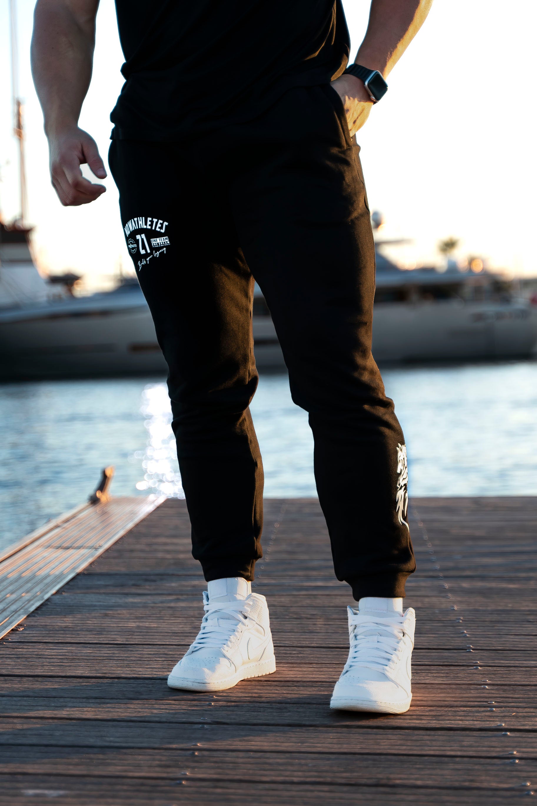 Alpha Comfort Premium Joggers - Black 