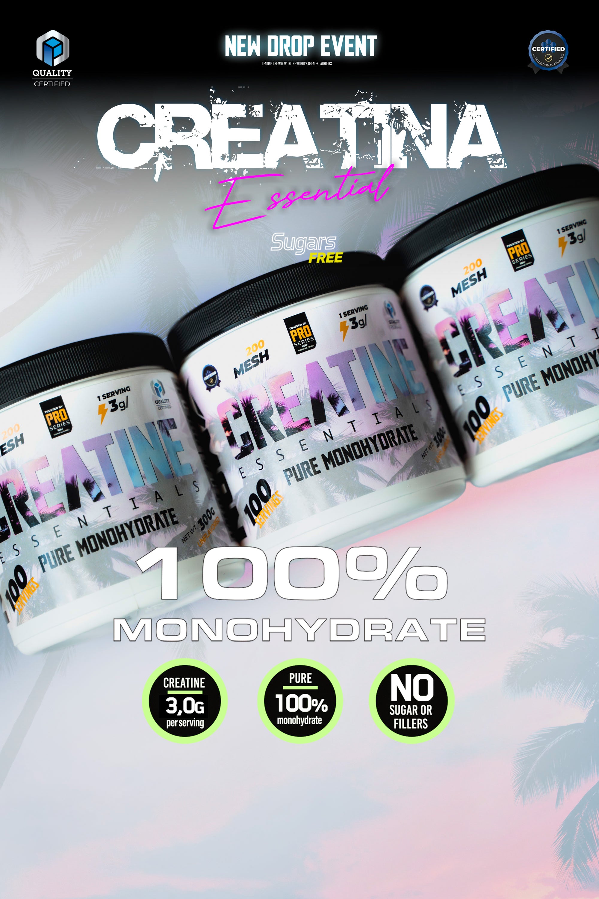 Creatine CREAPURE®️ Monohydrate Maximum purity and quality - Unflavored 