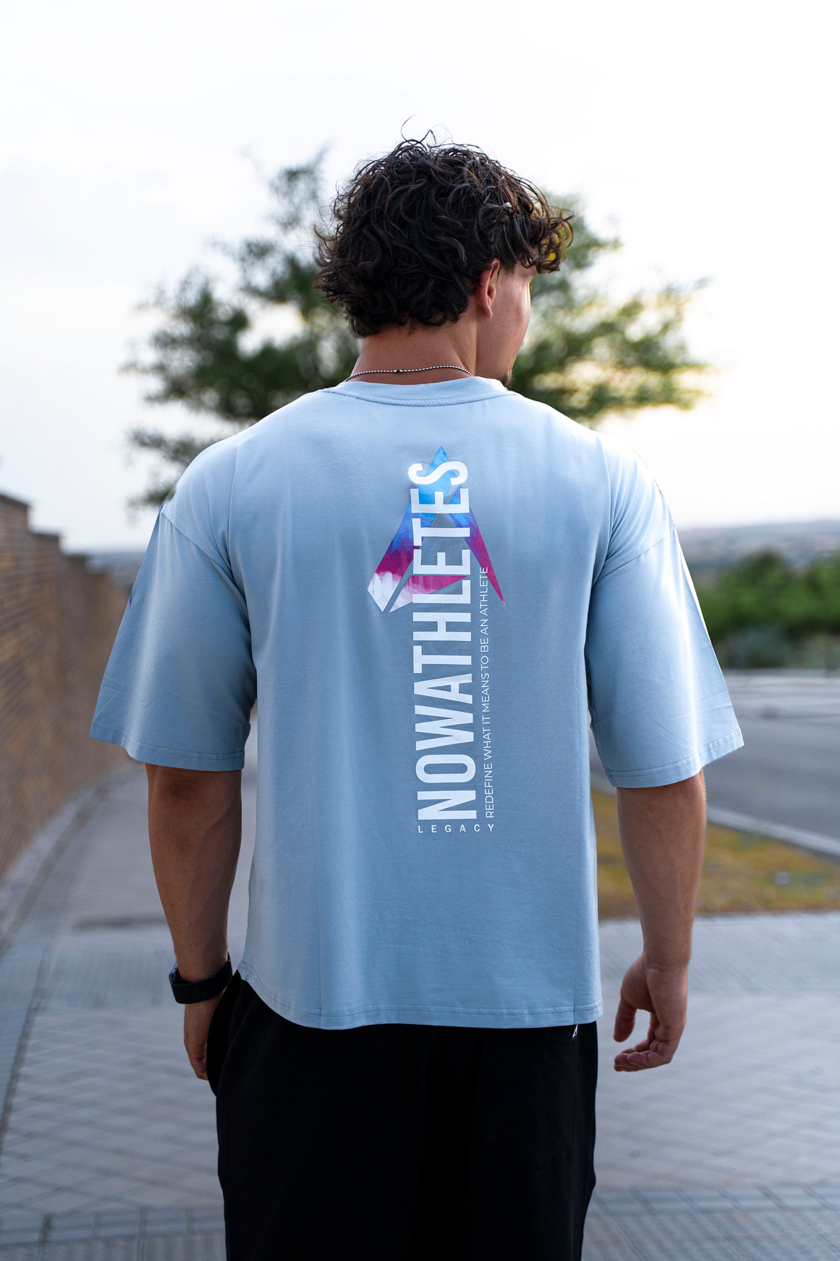 Supernova Returns Boxy Tee - Ice Grey