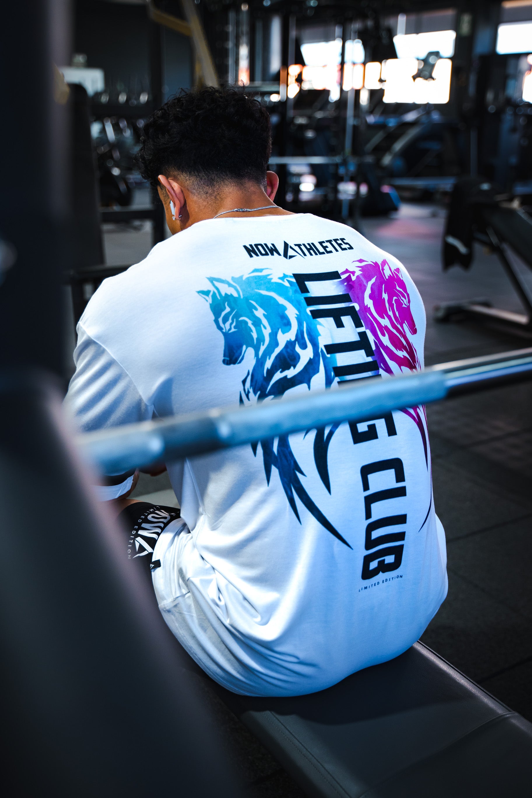 Wolf Lifting Club Extra Oversized - White