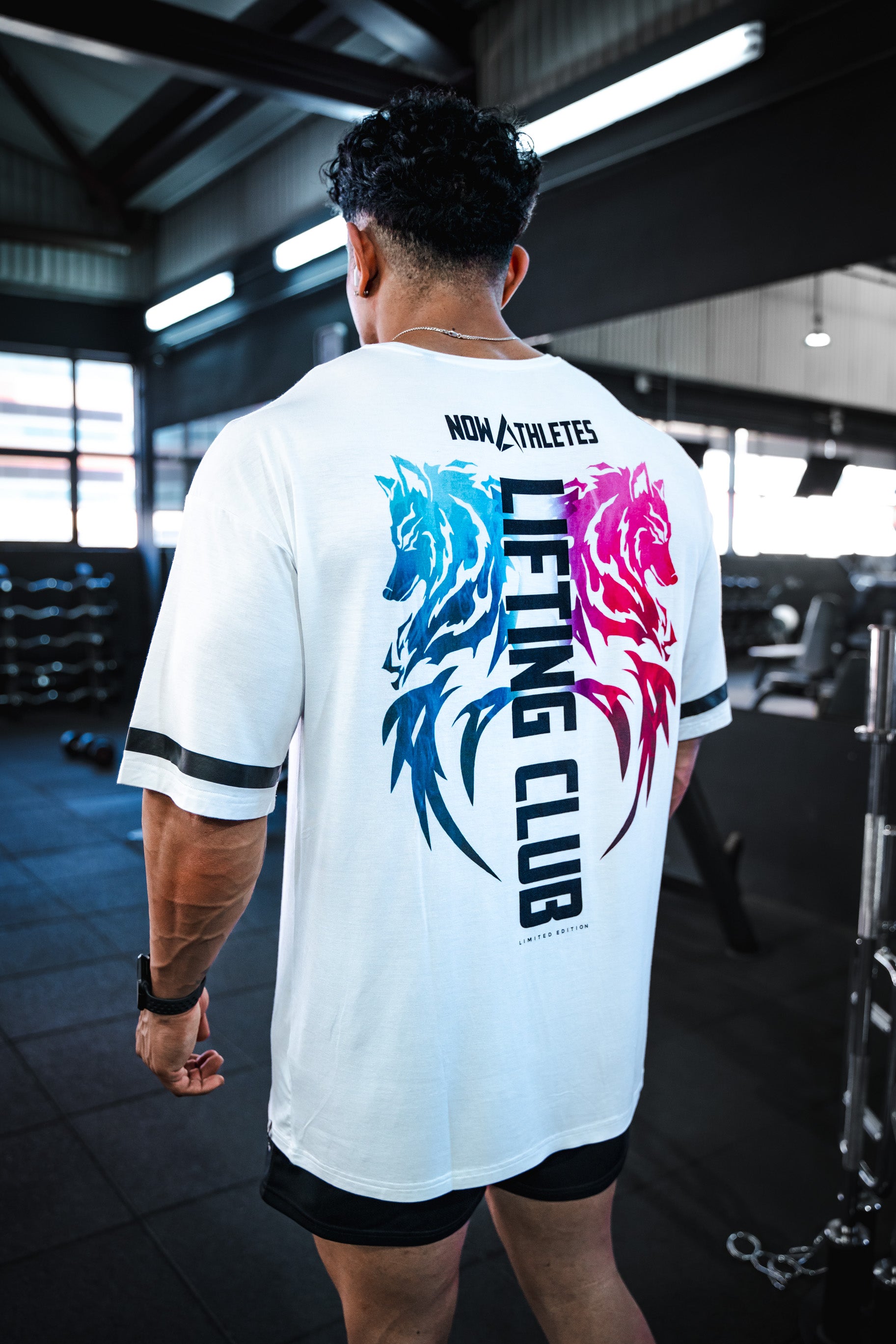 Wolf Lifting Club Extra Oversized - White