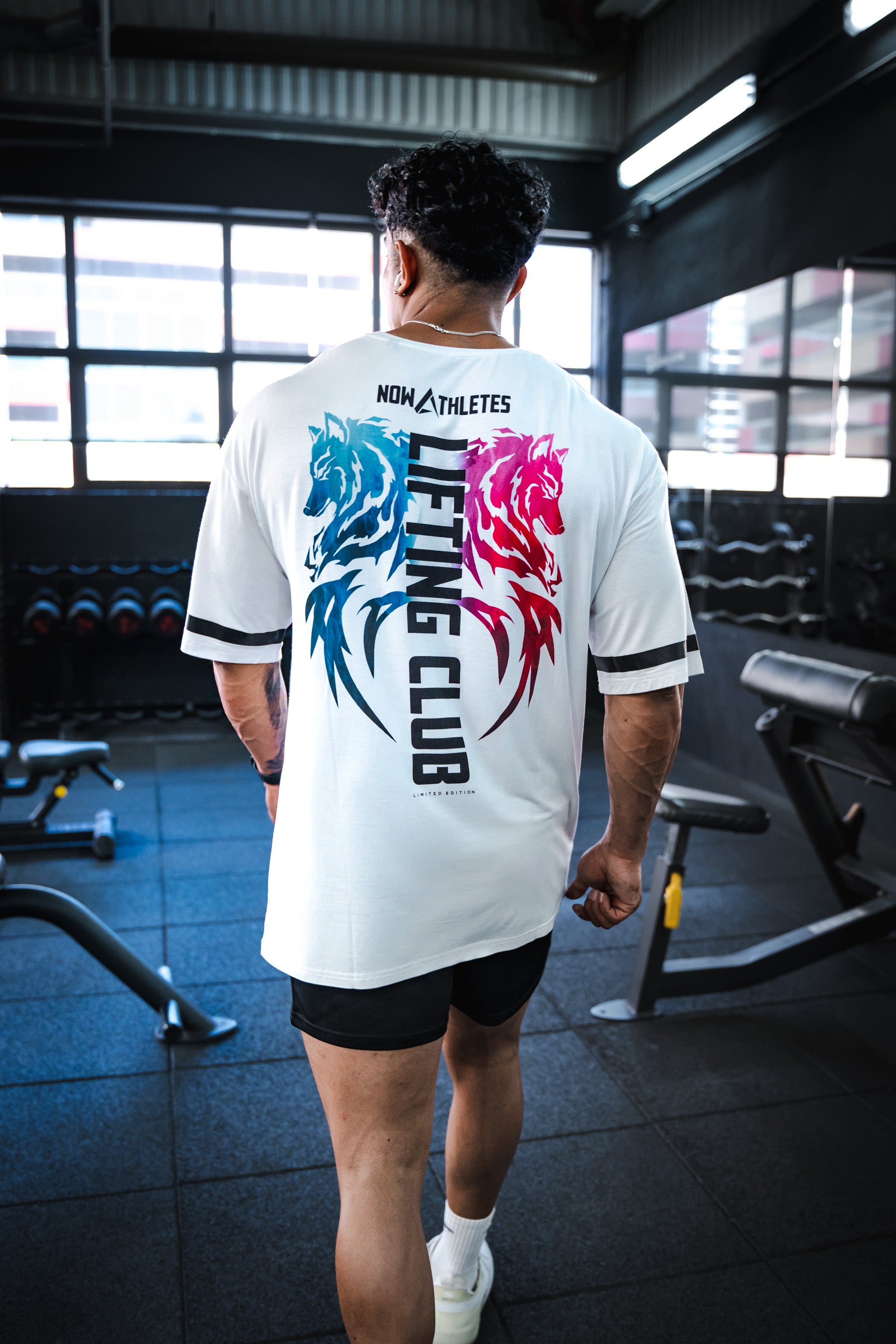 Wolf Lifting Club Extra Oversized - White