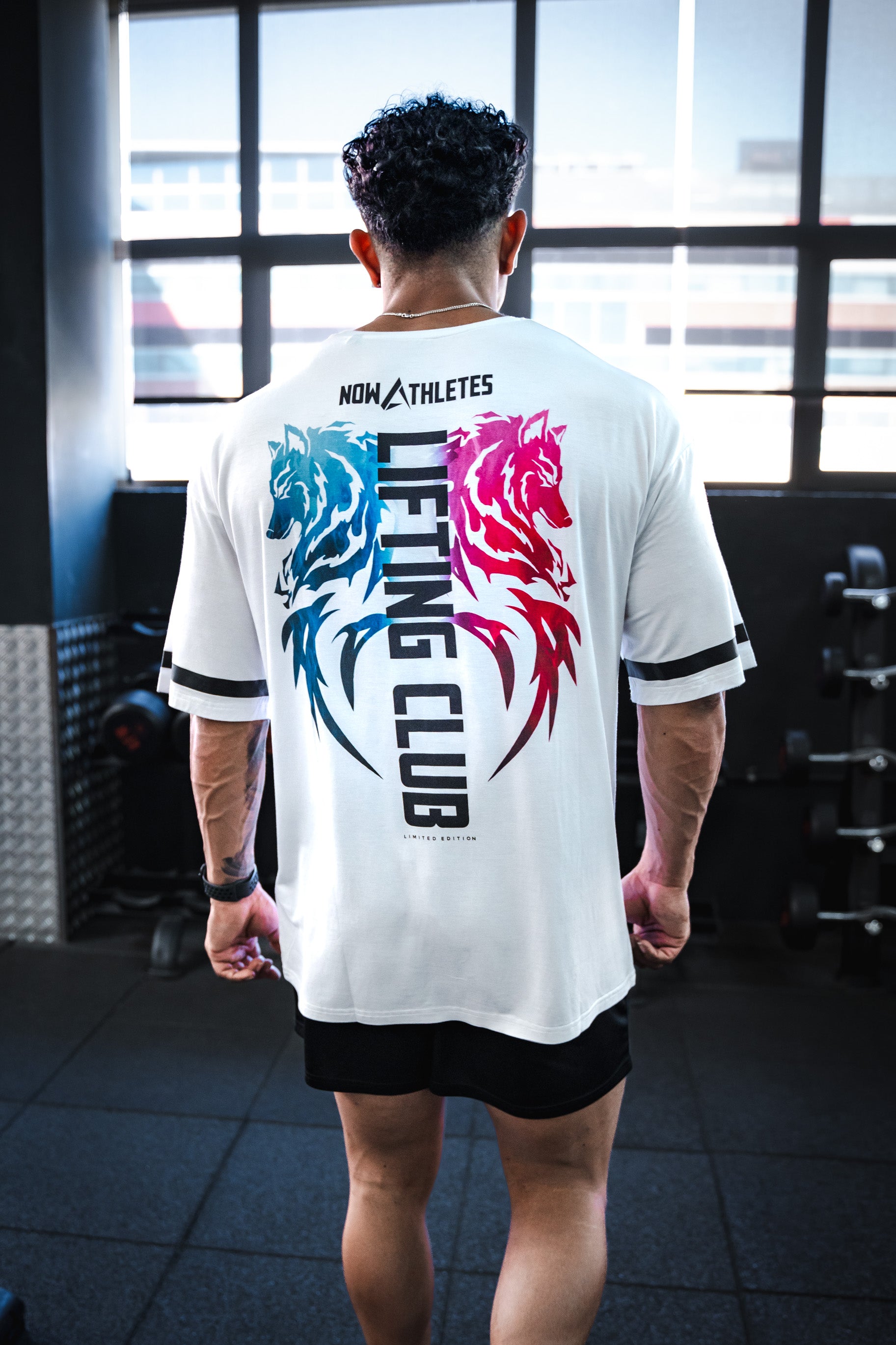 Wolf Lifting Club Extra Oversized - White