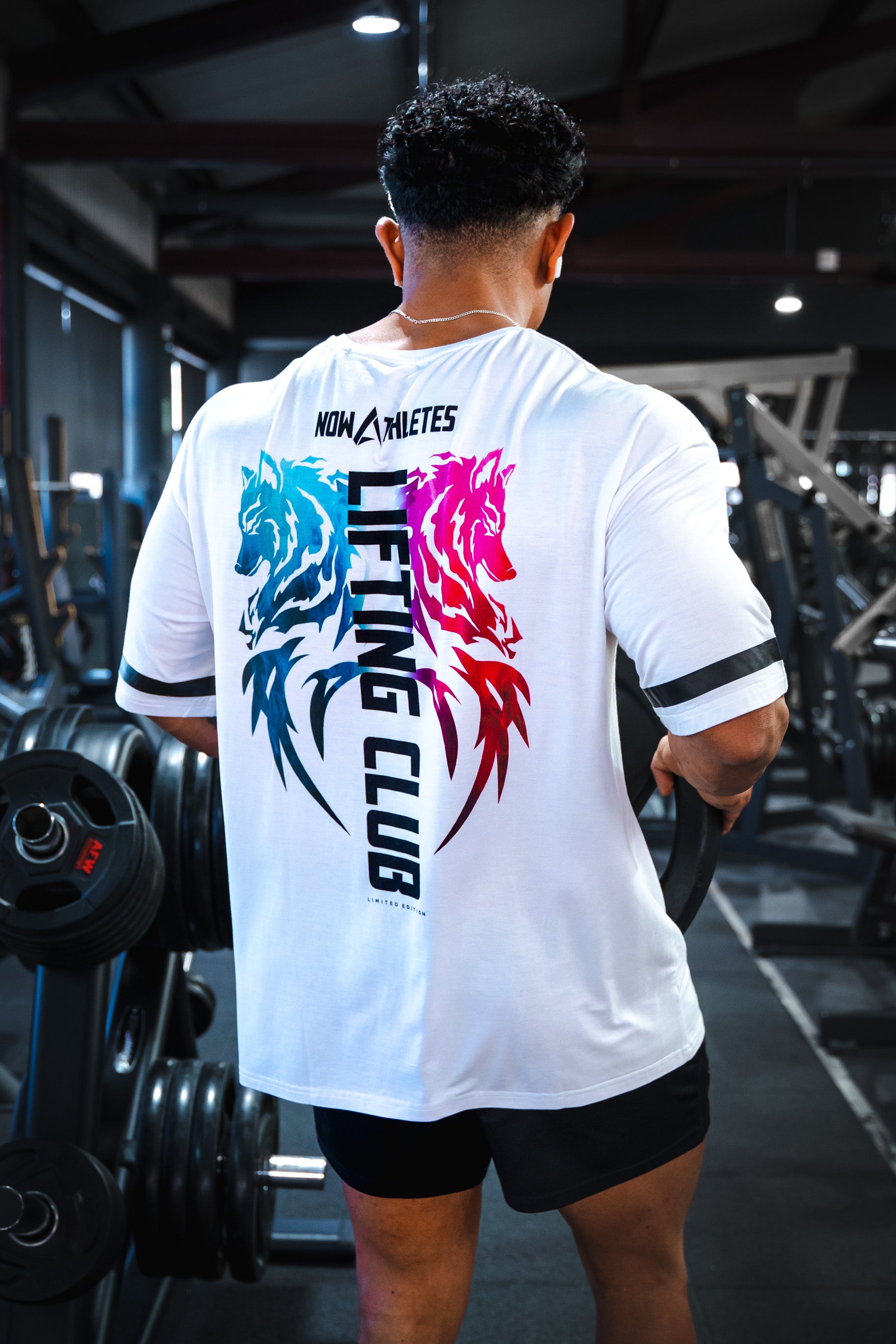 Wolf Lifting Club Extra Oversized - White