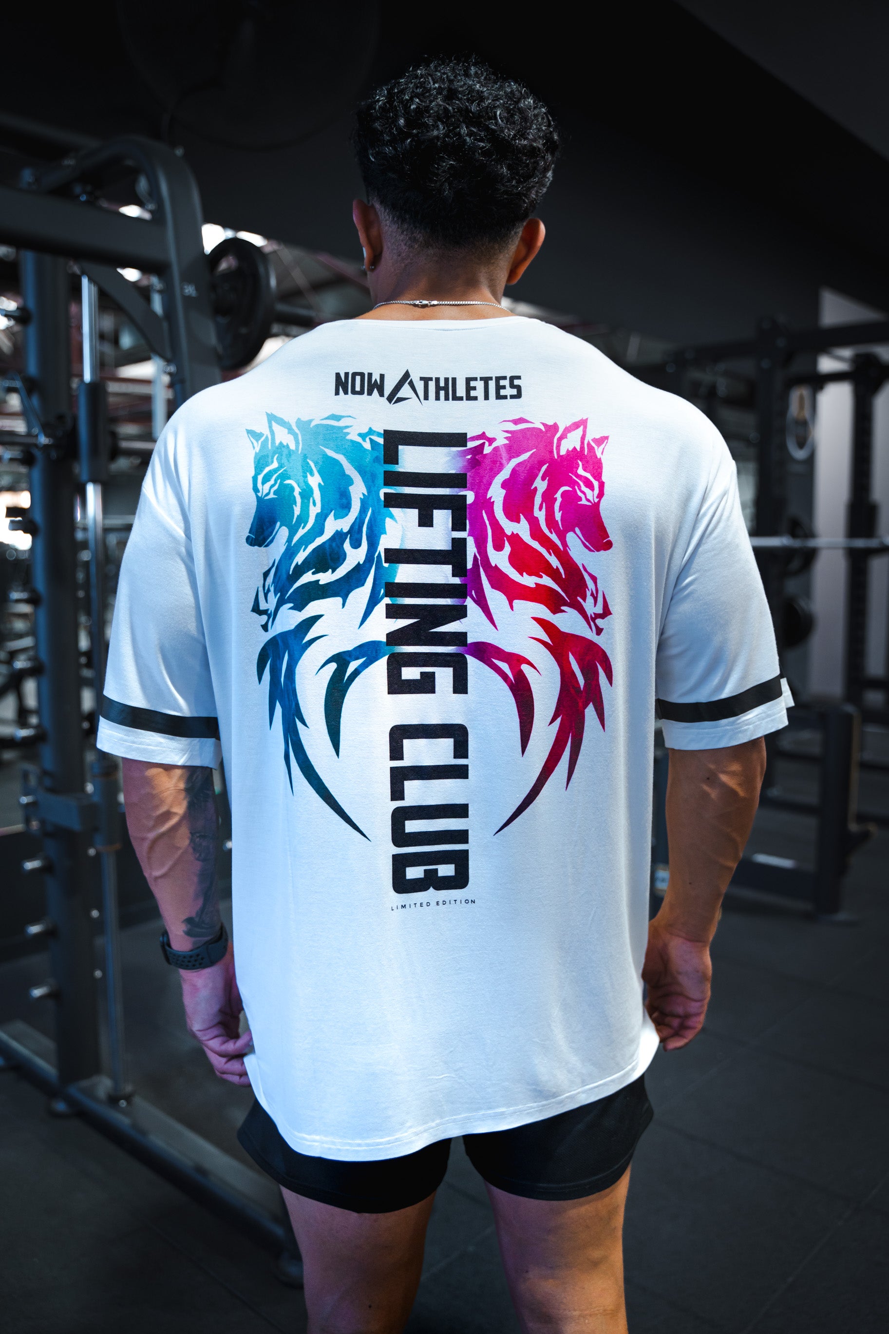 Wolf Lifting Club Extra Oversized - White