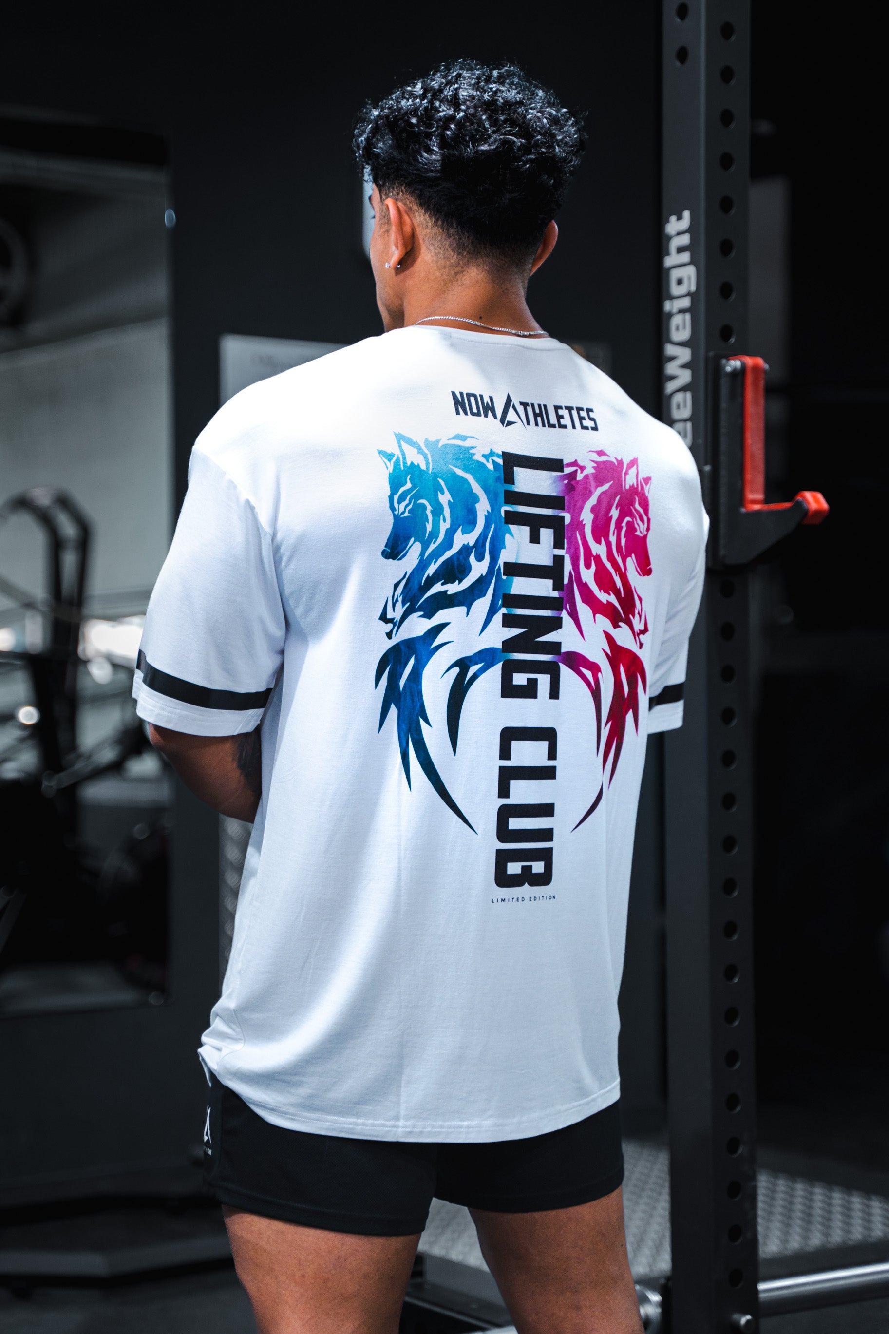 Wolf Lifting Club Extra Oversized - White