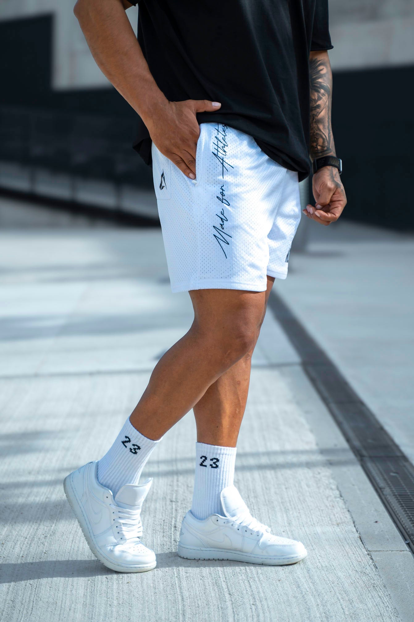 Absolute Athlete shorts - Ice White