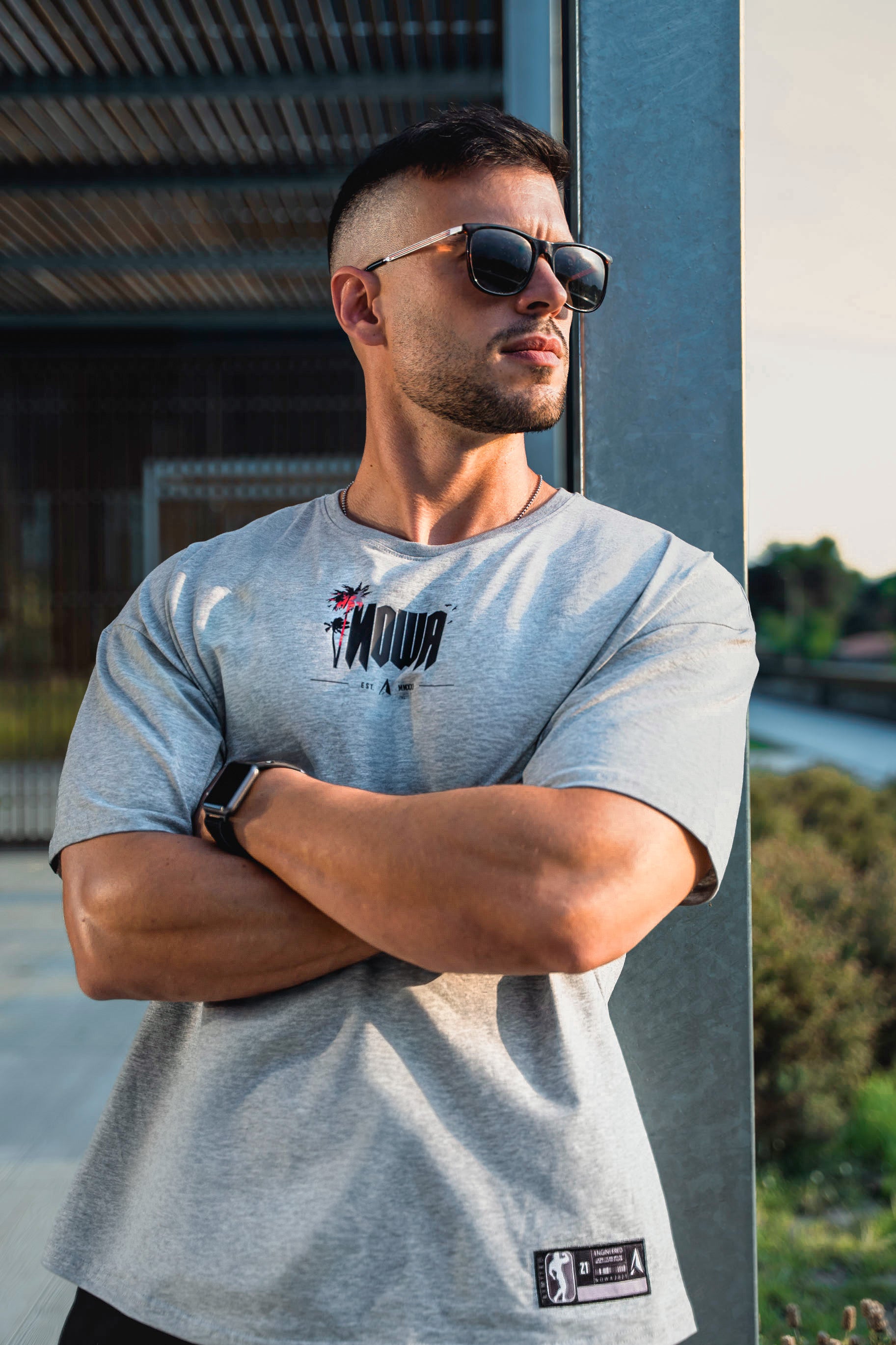 MIAMI NOWA OVERSIZED BOXY - ROYAL GREY