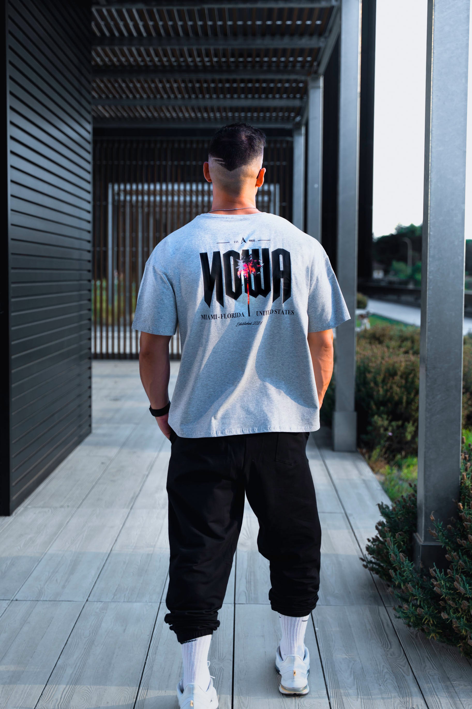 MIAMI NOWA OVERSIZED BOXY - ROYAL GREY