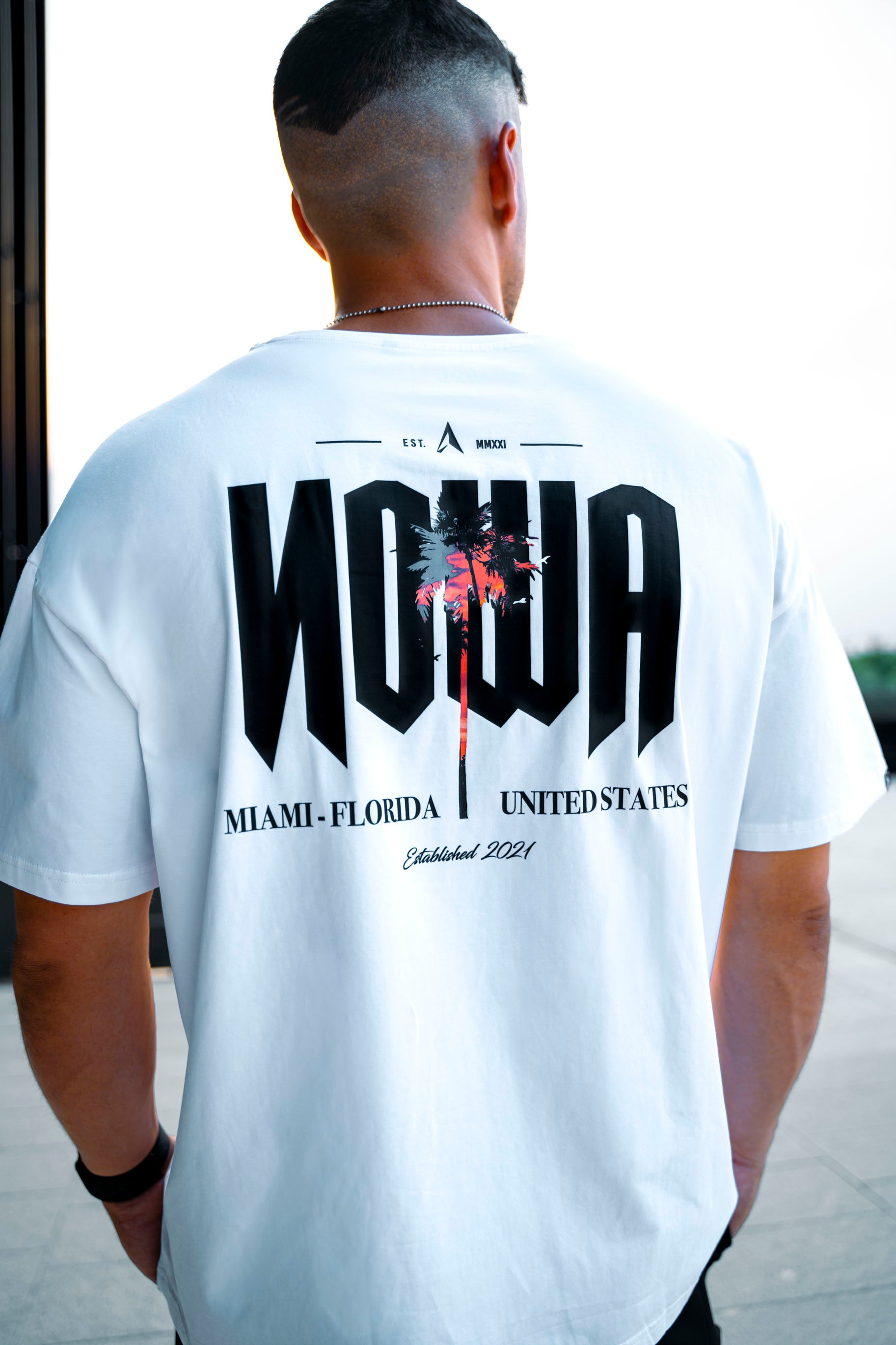 MIAMI NOWA OVERSIZED BOXY - WHITE ICE