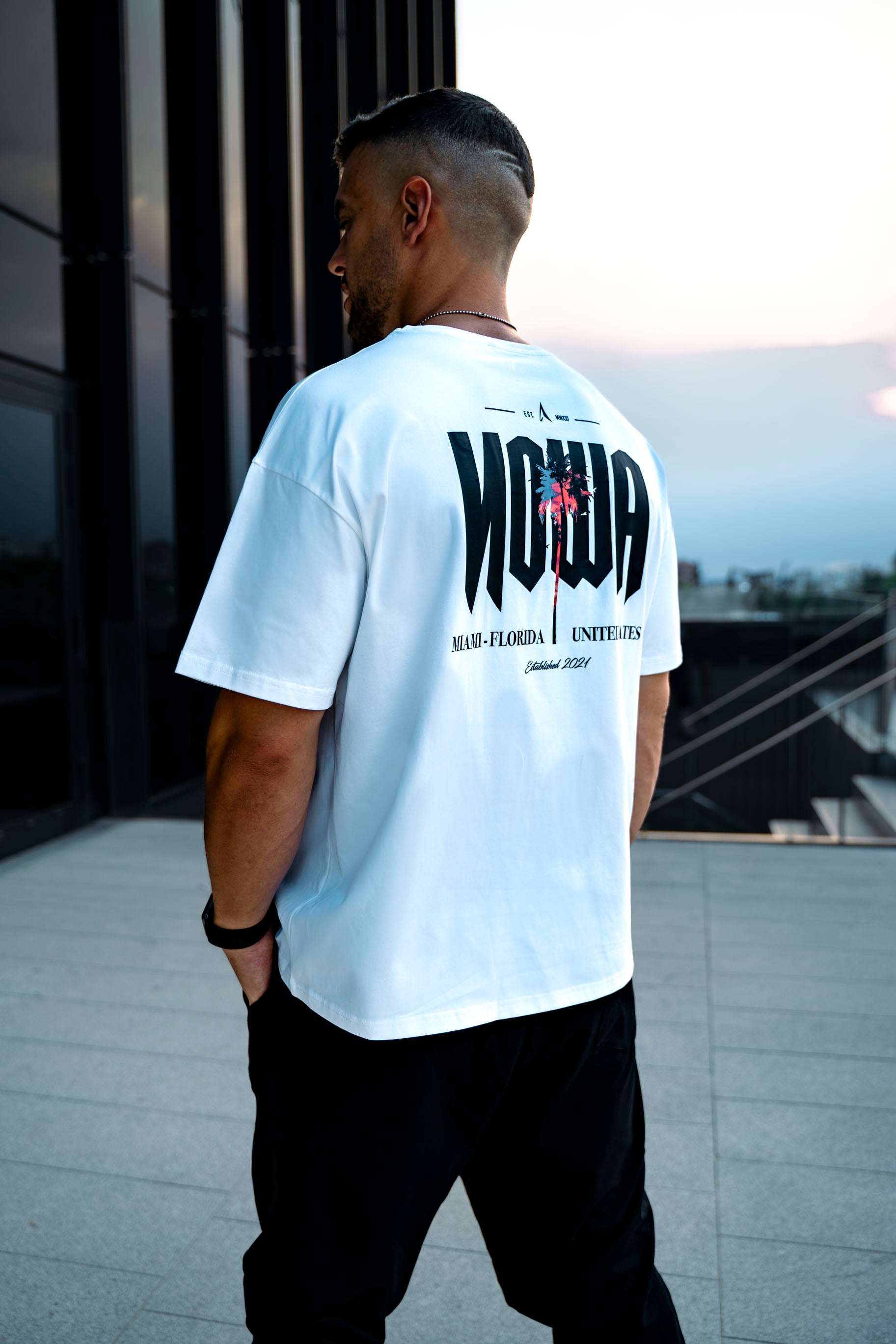 MIAMI NOWA OVERSIZED BOXY - WHITE ICE