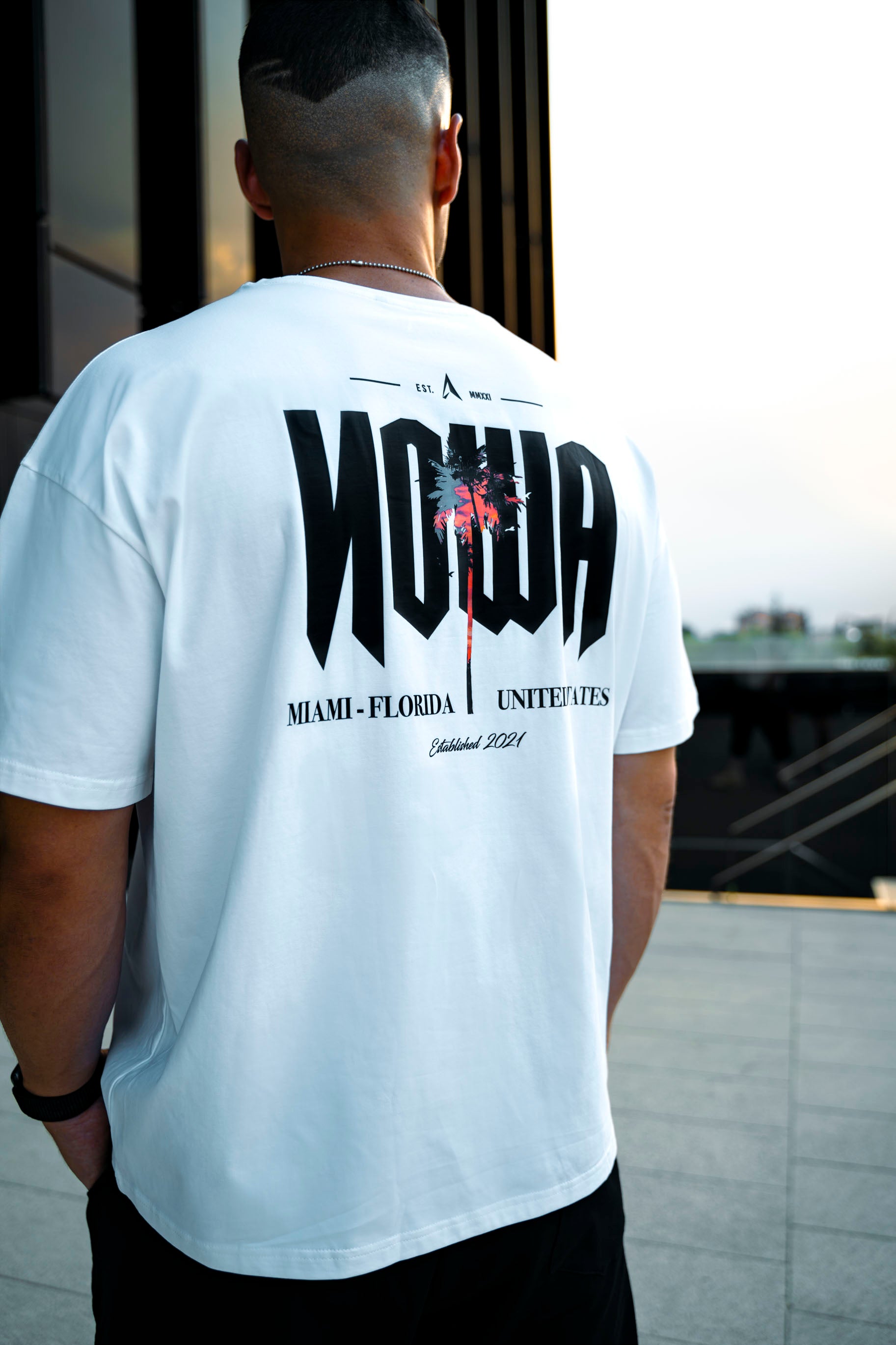 MIAMI NOWA OVERSIZED BOXY - WHITE ICE
