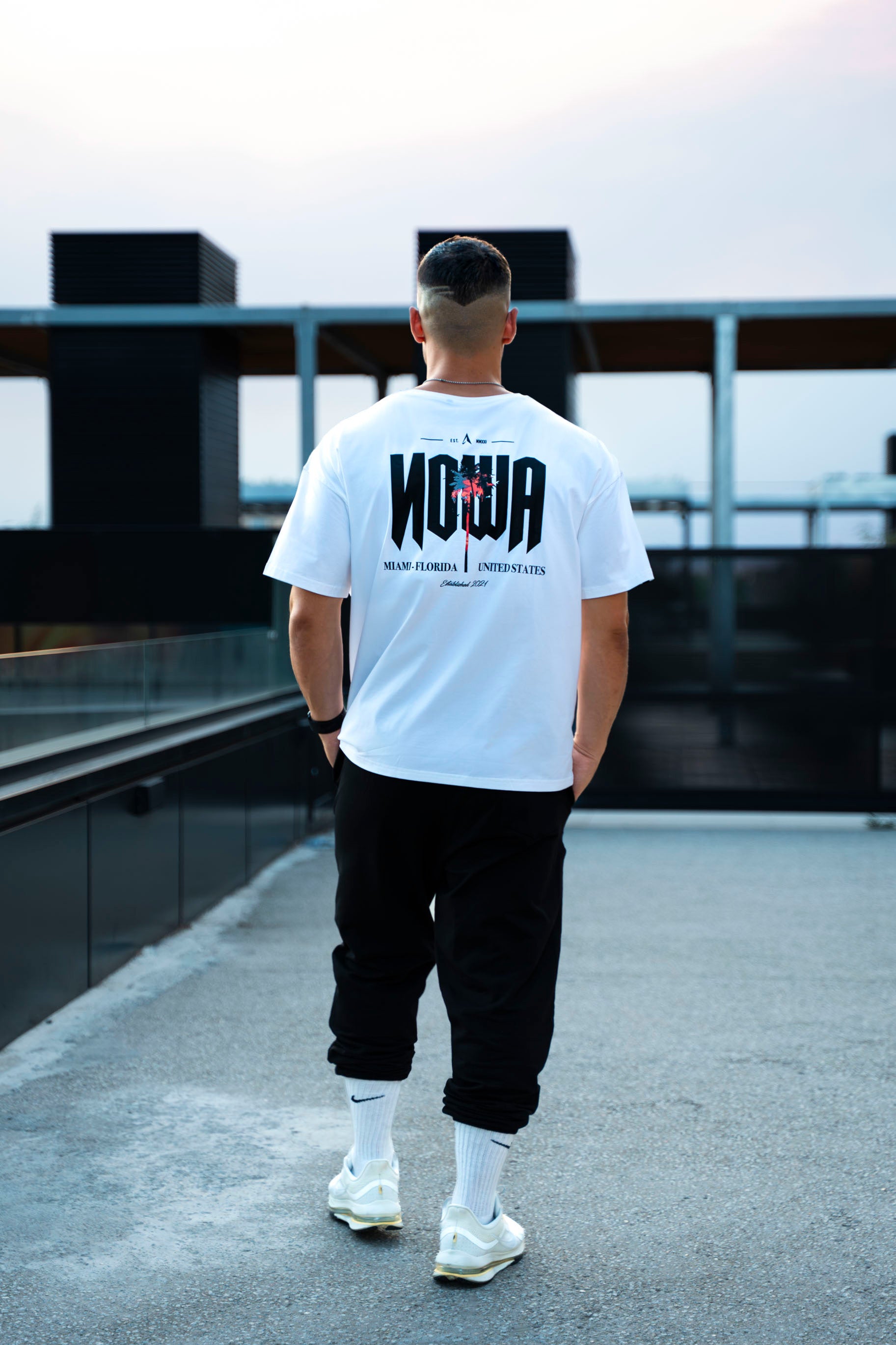 MIAMI NOWA OVERSIZED BOXY - WHITE ICE