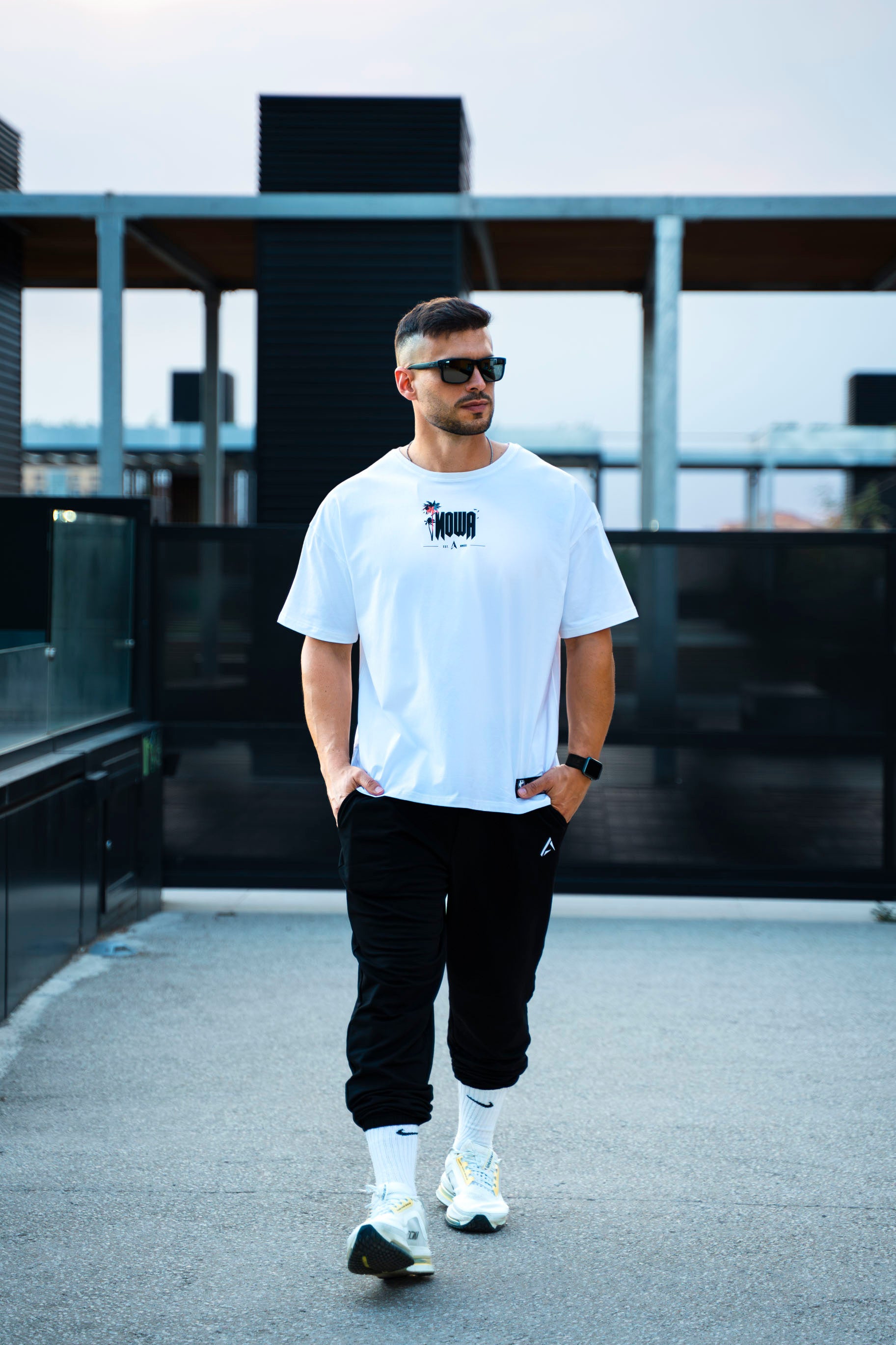 MIAMI NOWA OVERSIZED BOXY - WHITE ICE