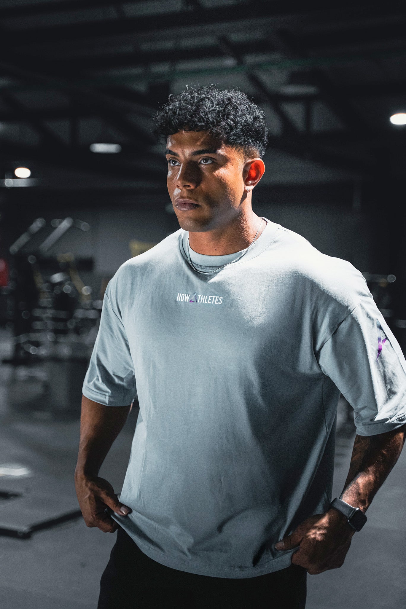 Supernova Returns Boxy Tee - Ice Grey