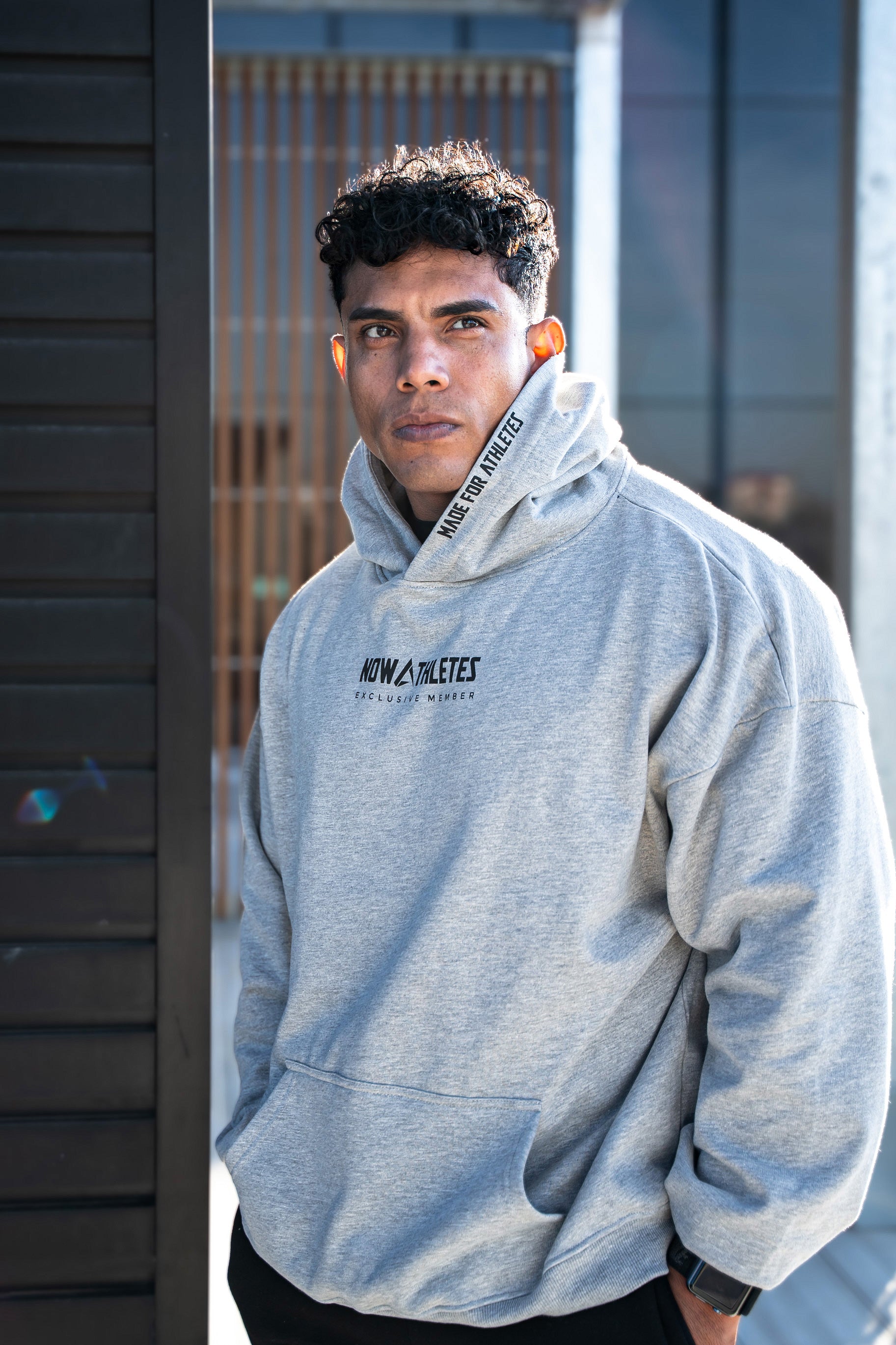 Sudadera Exclusive Member Oversized - Grey