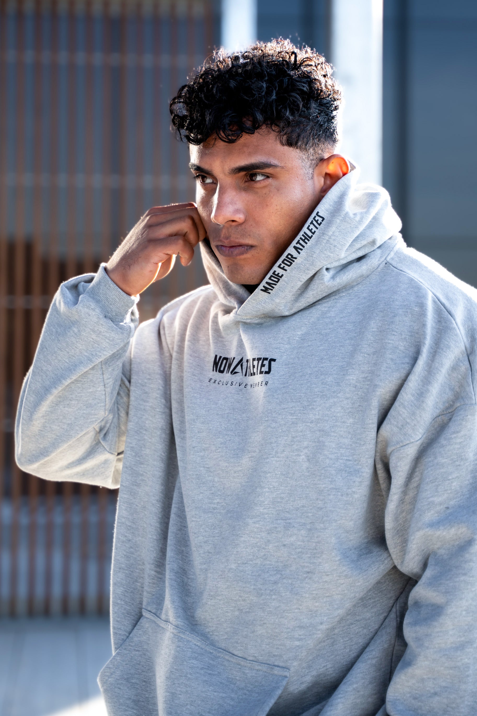 Sudadera Exclusive Member Oversized - Grey