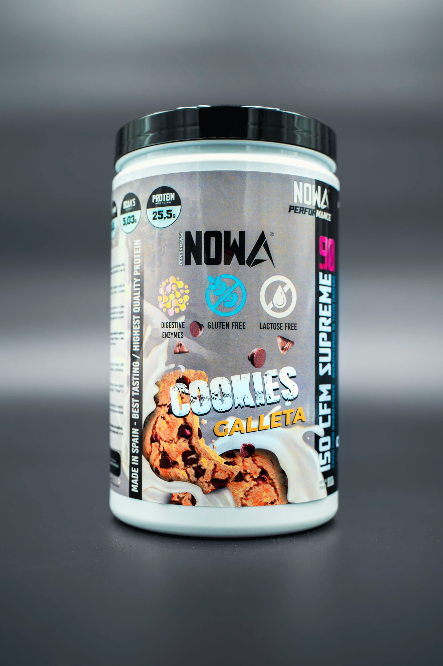 Protein 90% CFM ISO SUPREME - BCAAs / Glutamine / Low Fat / Low Sugar 800g - Galleta