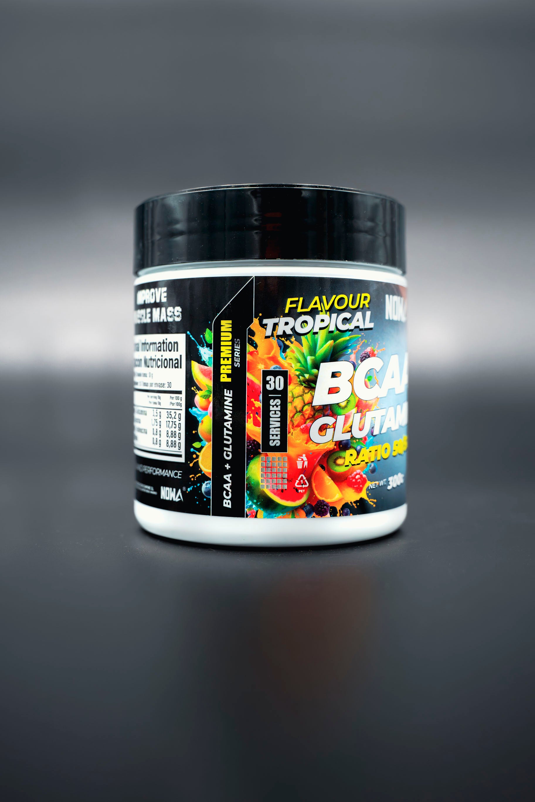 Aminoácidos BCAAs + Glutamina 300g - Tropical