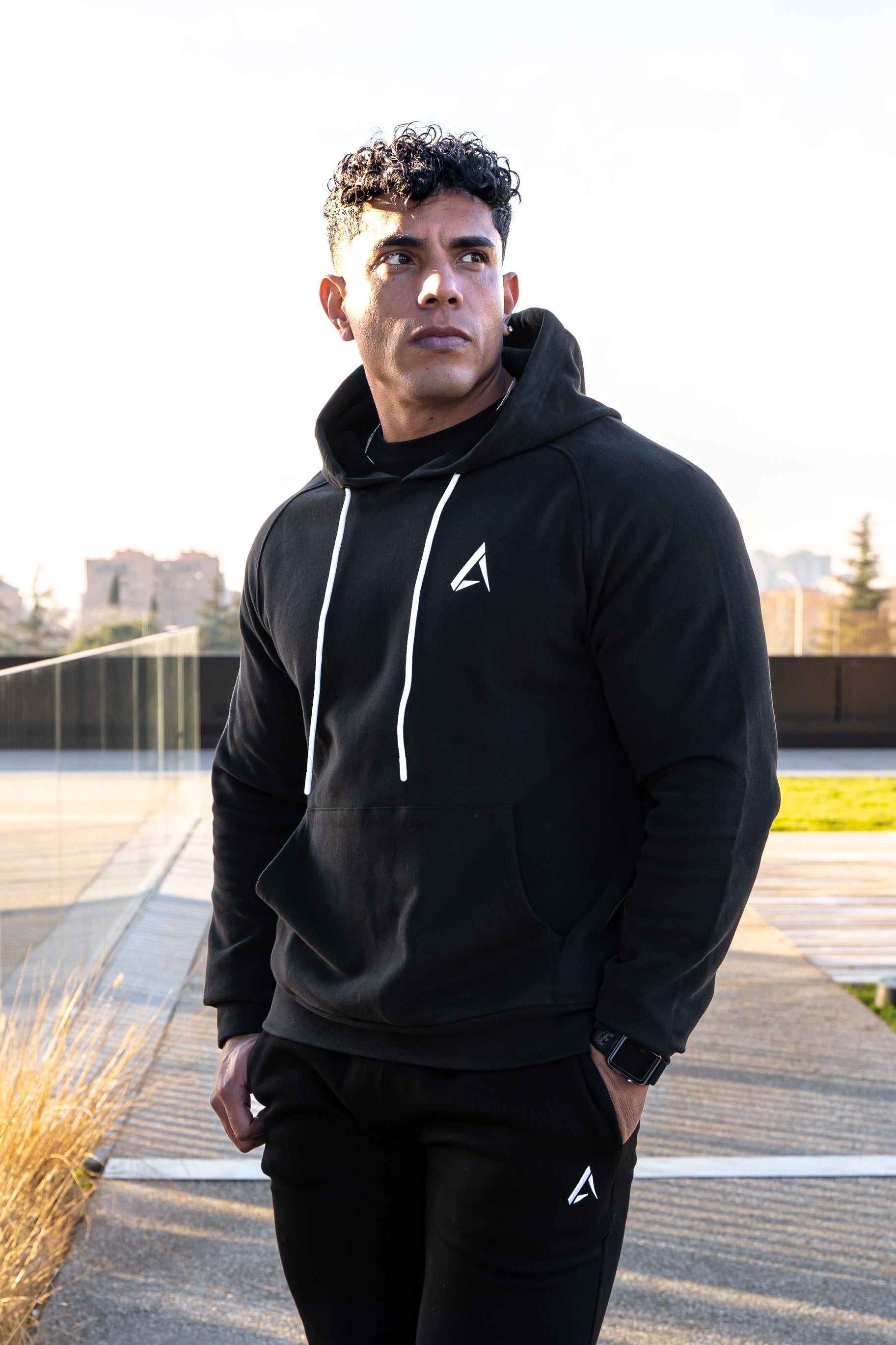 Phantom Legacy Hoodie Fitted - Black Stone