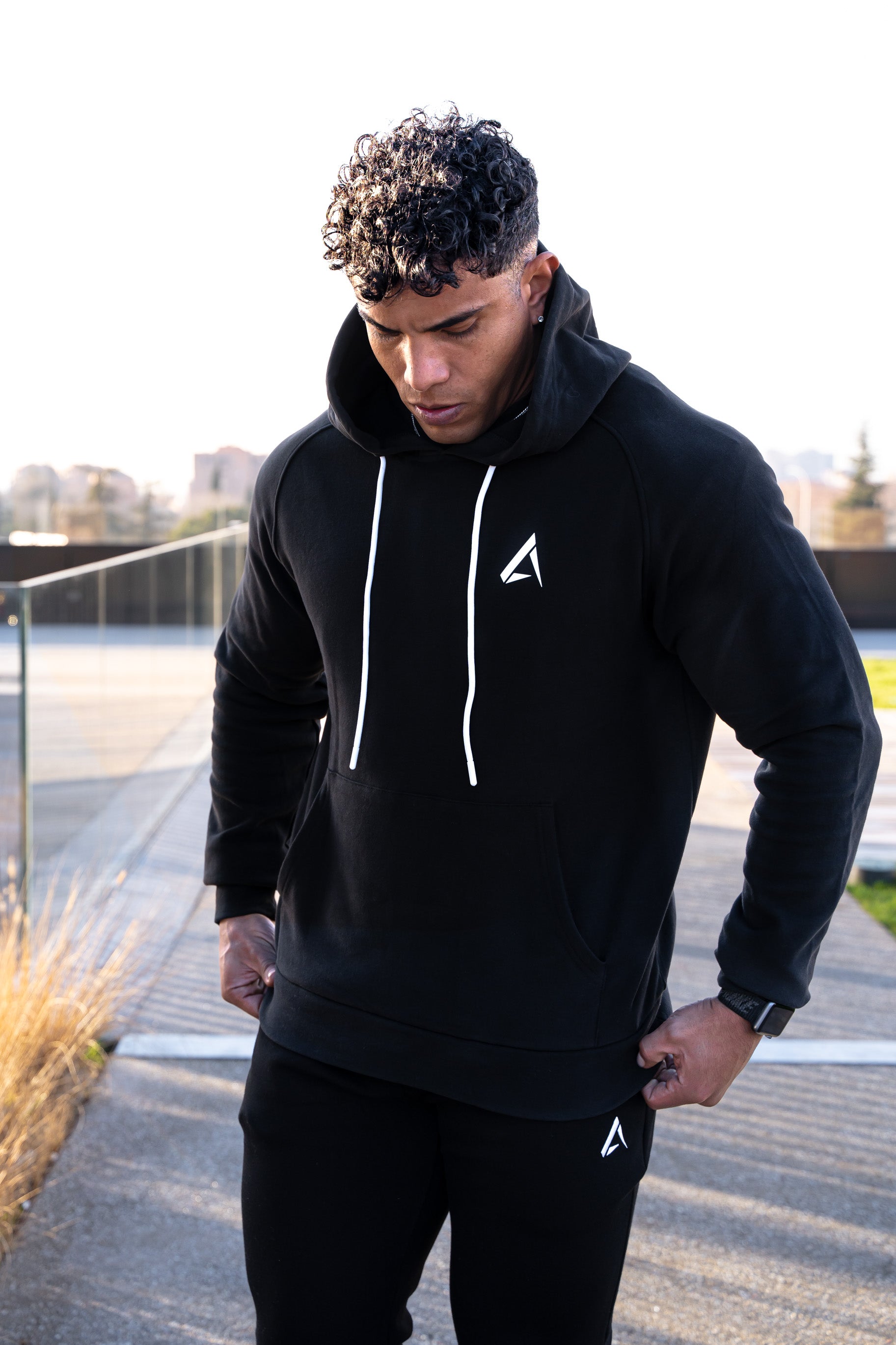 Phantom Legacy Hoodie Fitted - Black Stone