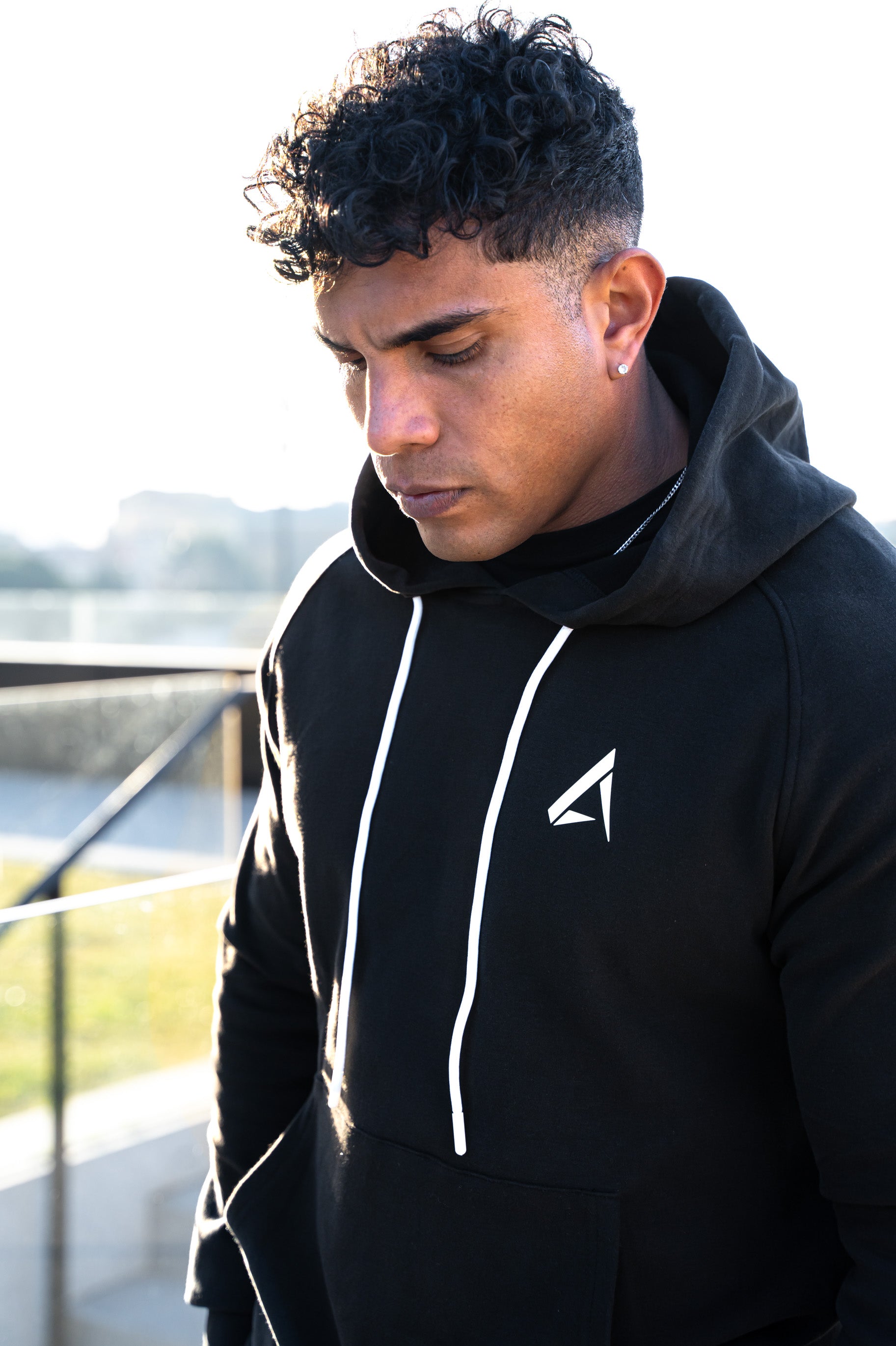 Phantom Legacy Hoodie Fitted - Black Stone