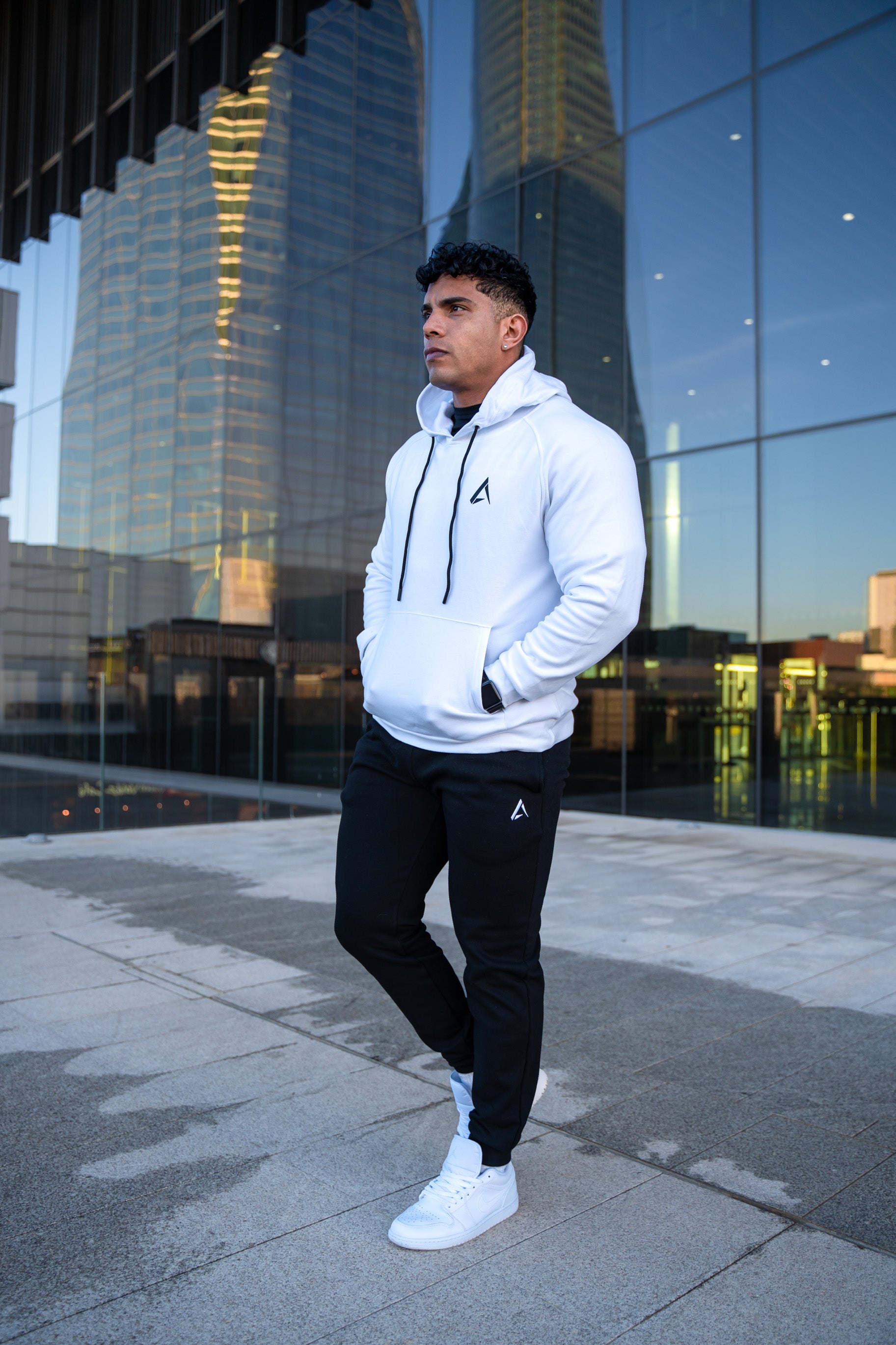 Phantom Legacy Hoodie Fitted - White Ice 