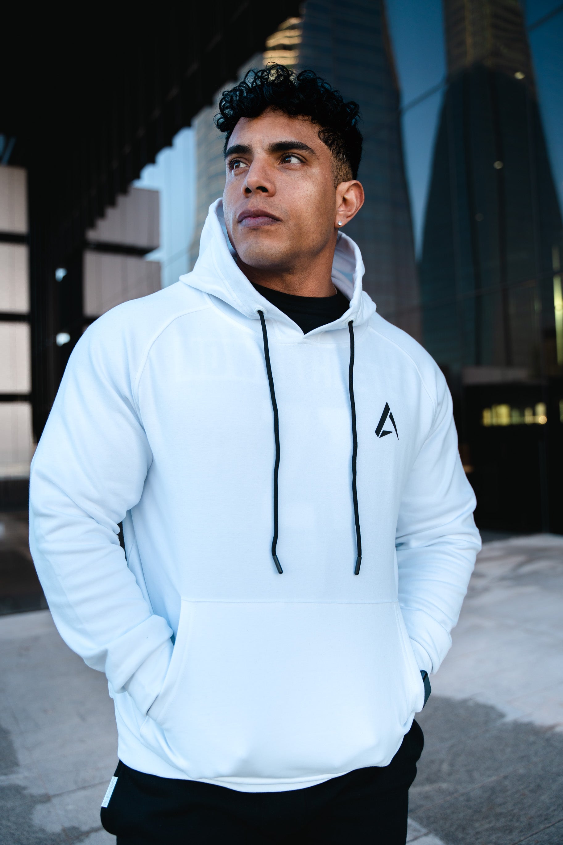 Phantom Legacy Hoodie Fitted - White Ice 