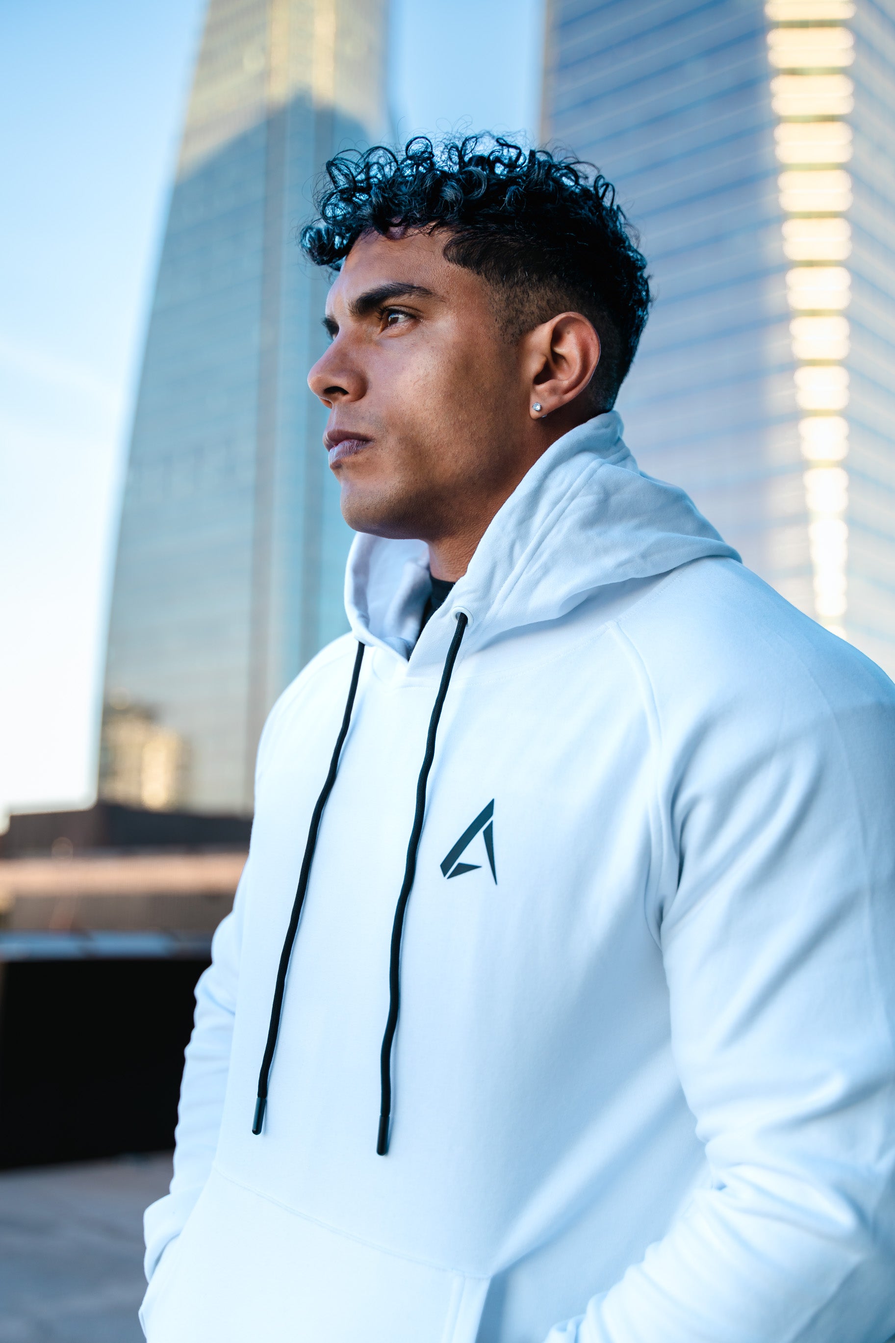 Phantom Legacy Hoodie Fitted - White Ice