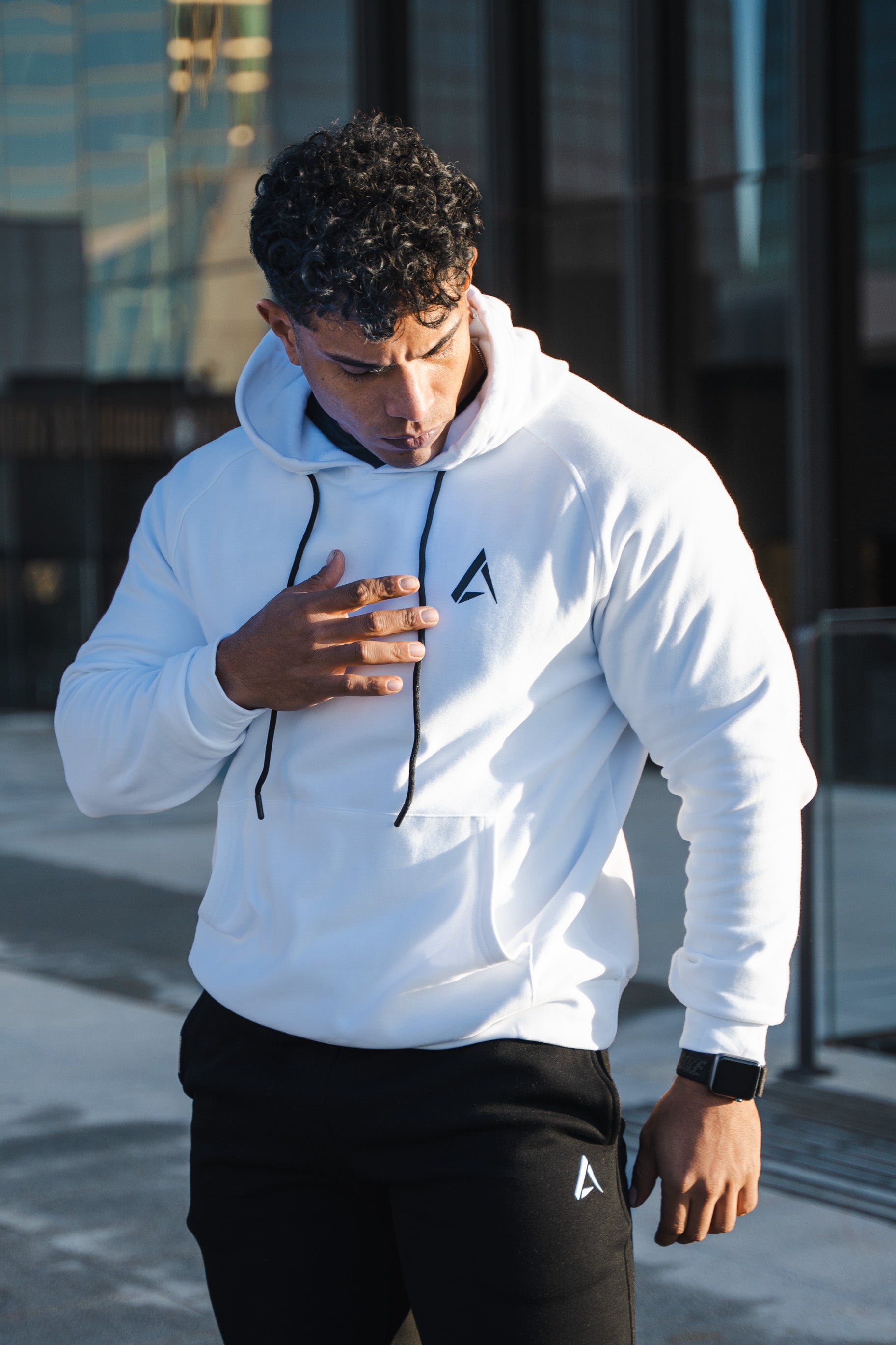 Phantom Legacy Hoodie Fitted - White Ice