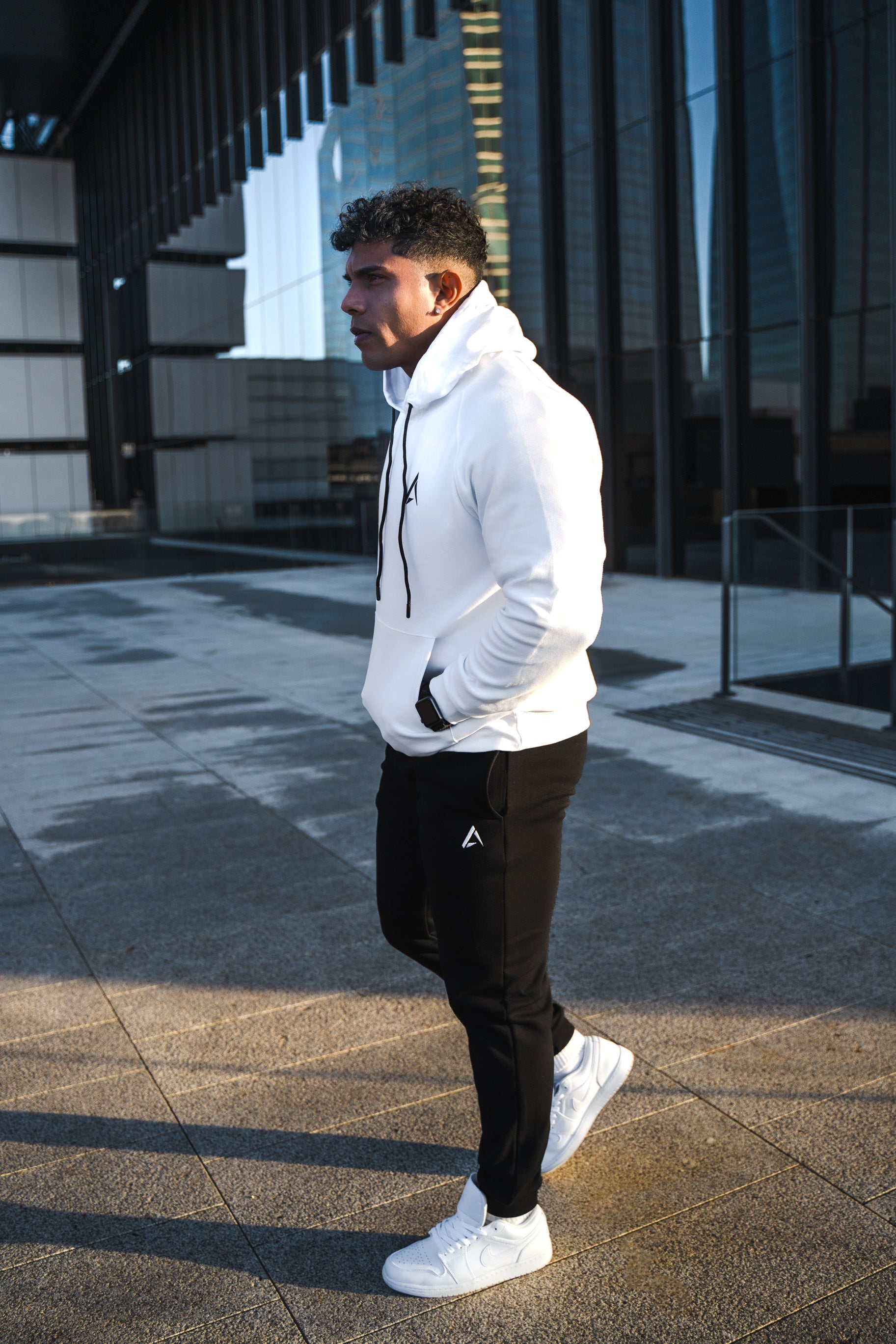 Phantom Legacy Hoodie Fitted - White Ice