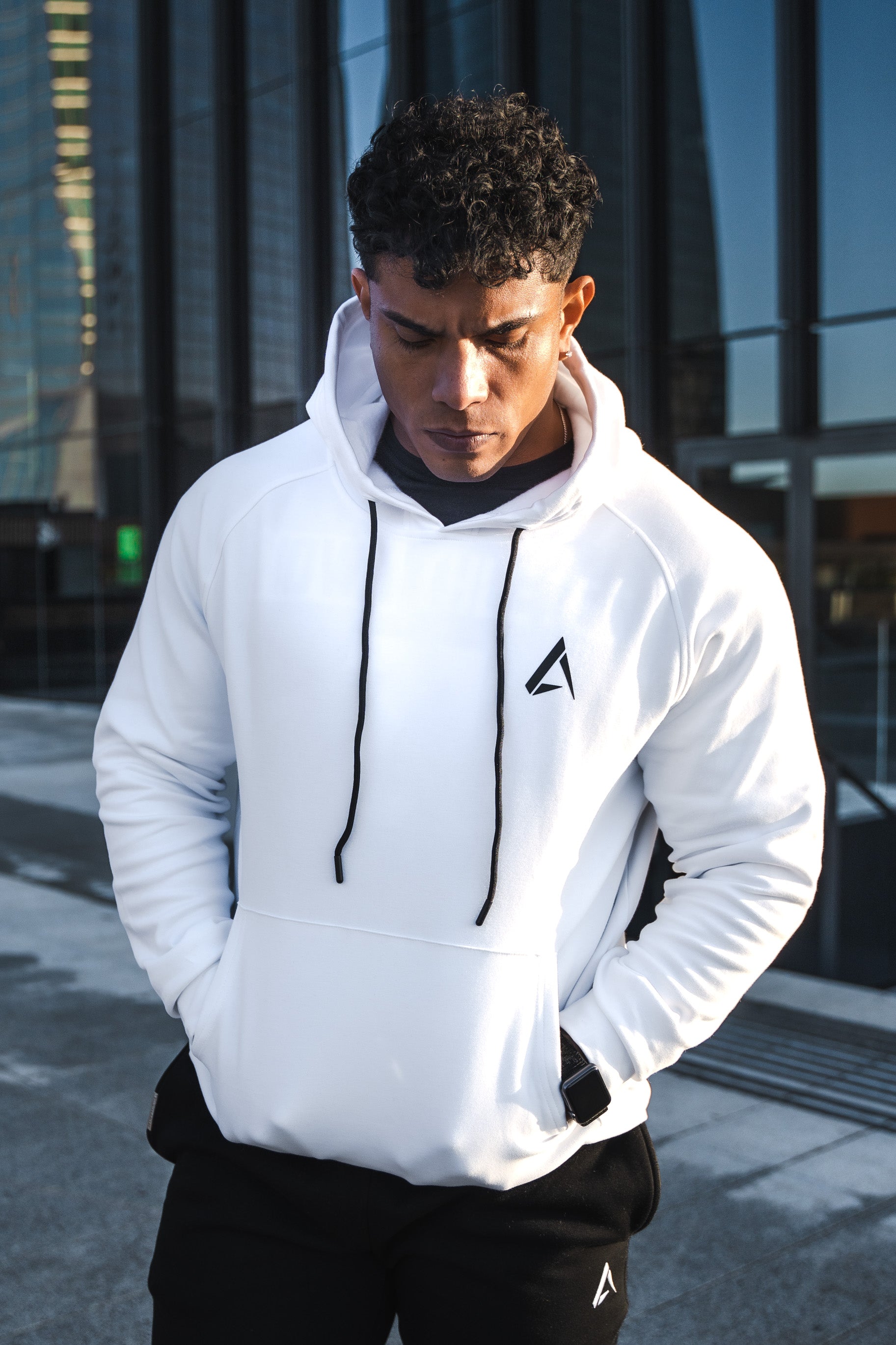 Phantom Legacy Hoodie Fitted - White Ice 