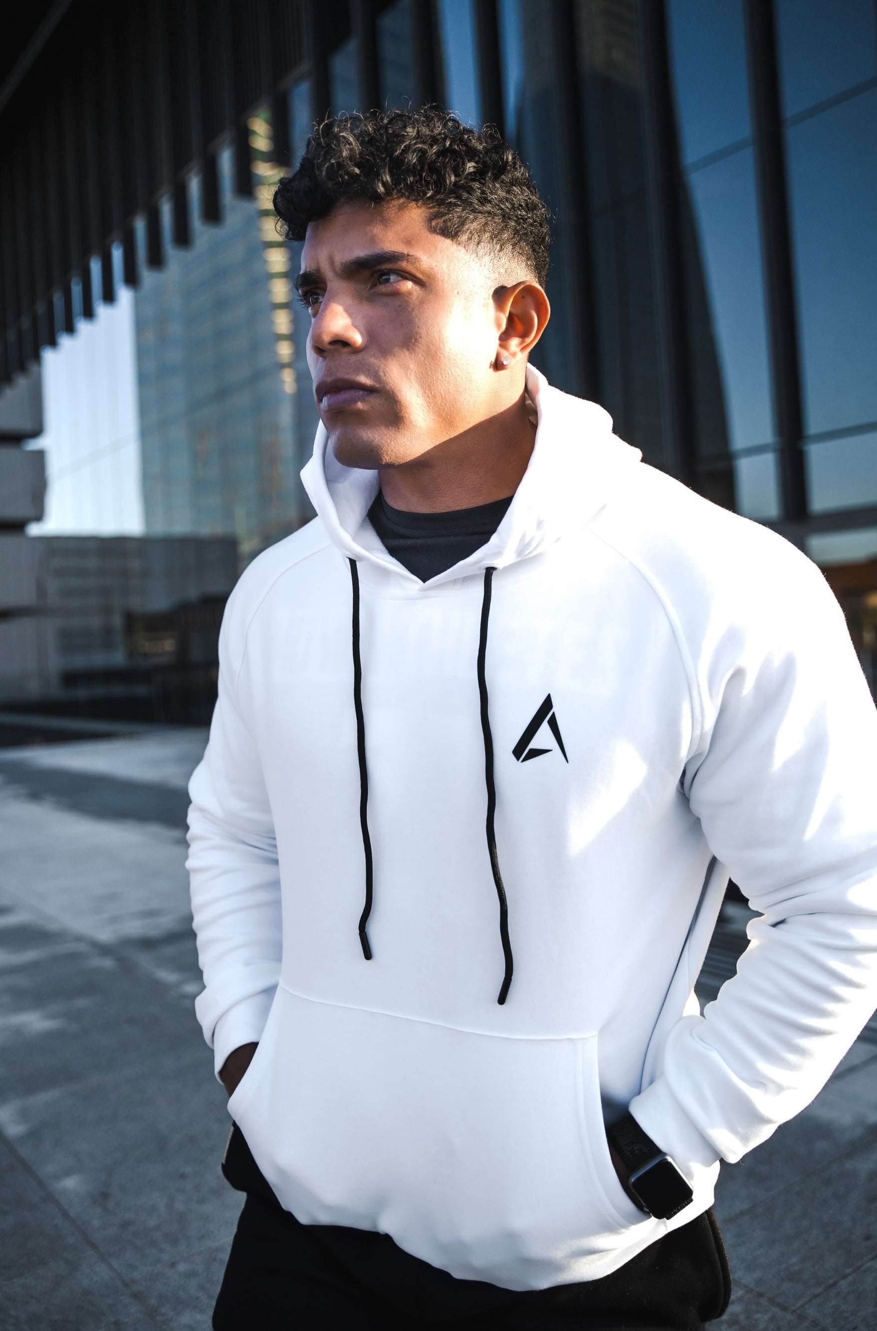 Phantom Legacy Hoodie Fitted - White Ice