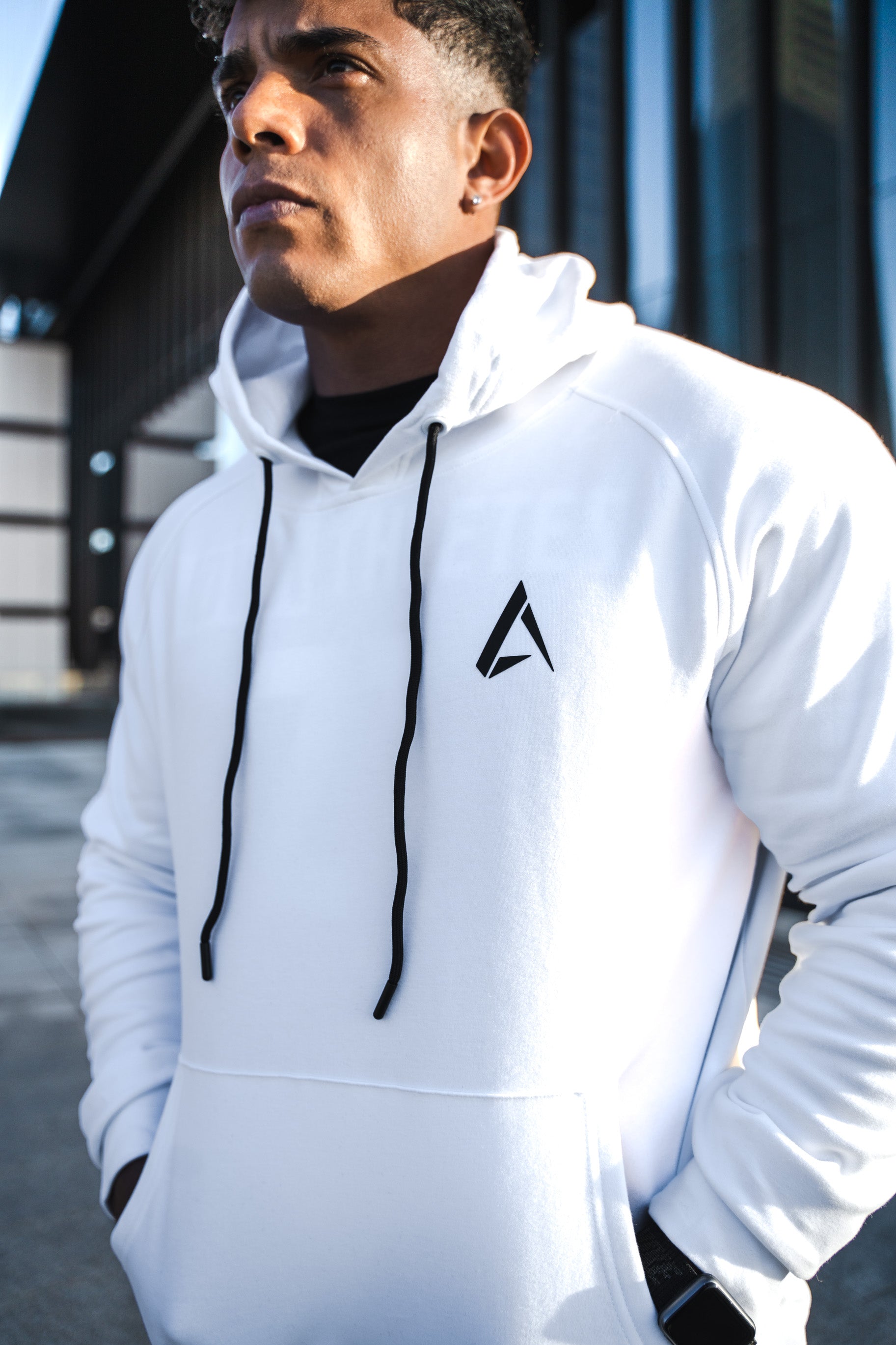 Phantom Legacy Hoodie Fitted - White Ice