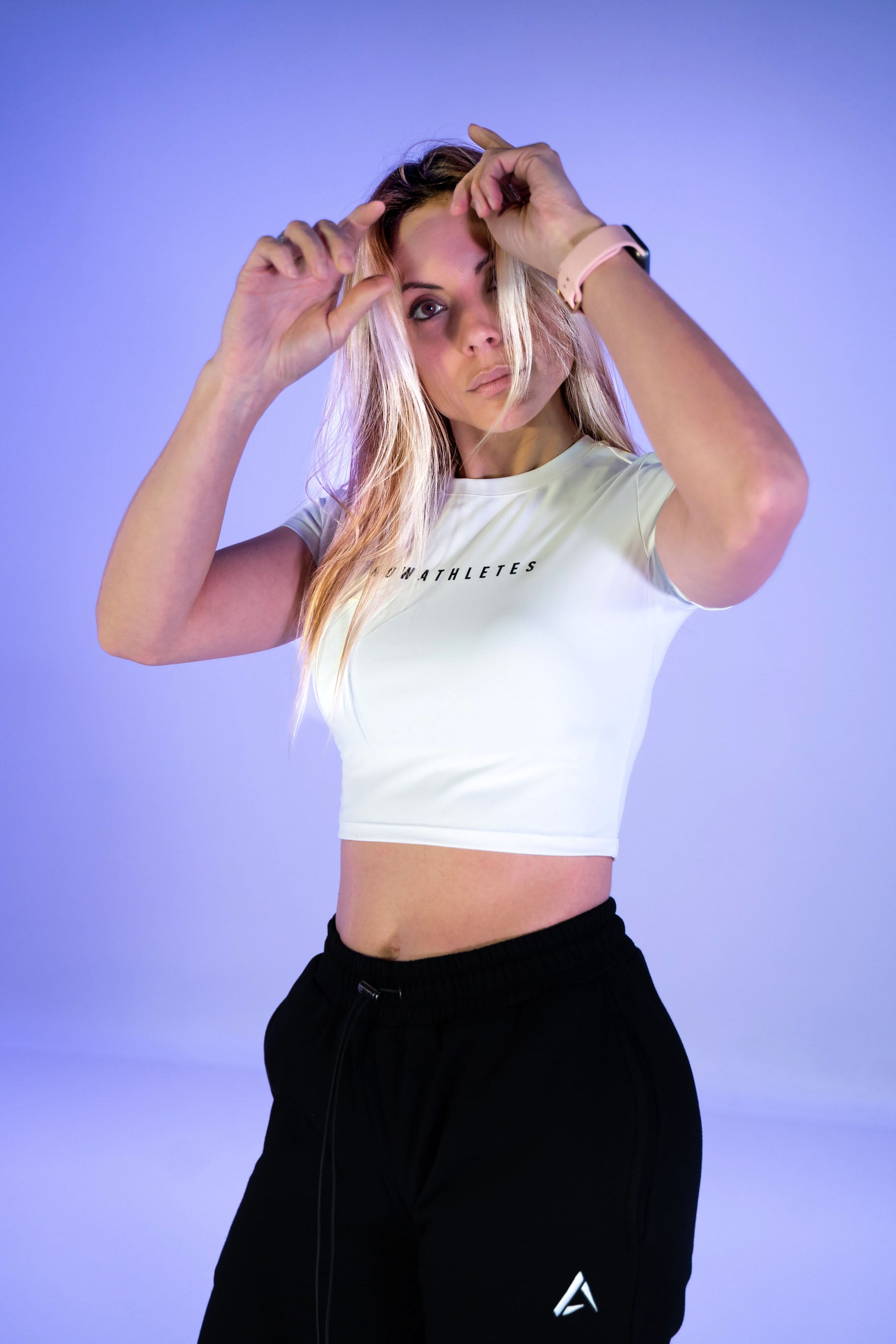 Soft Fit Crop Top - White