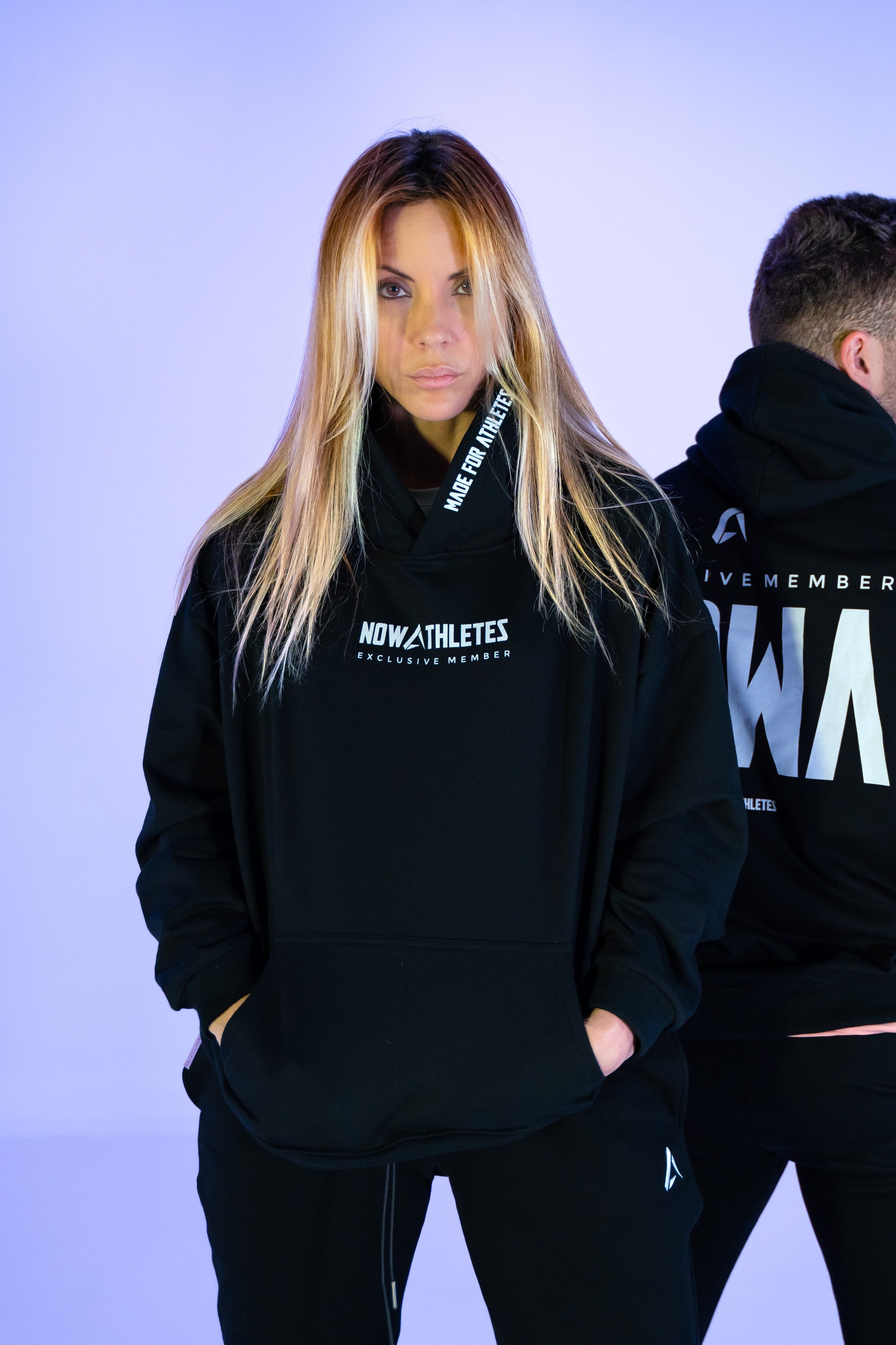 Sudadera Exclusive Member Oversized - Black