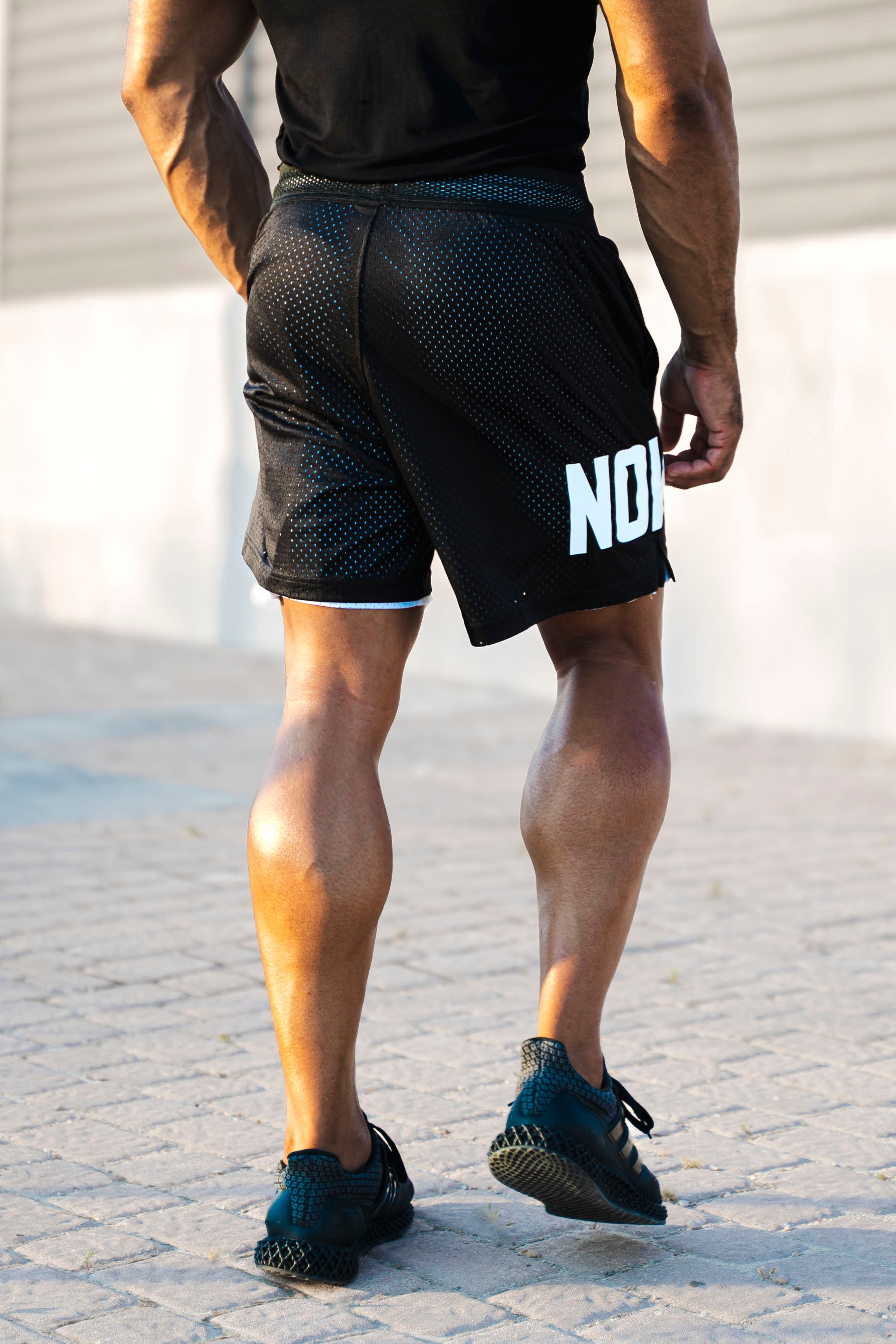 Wolf Reversible shorts 2in1 - Black/White