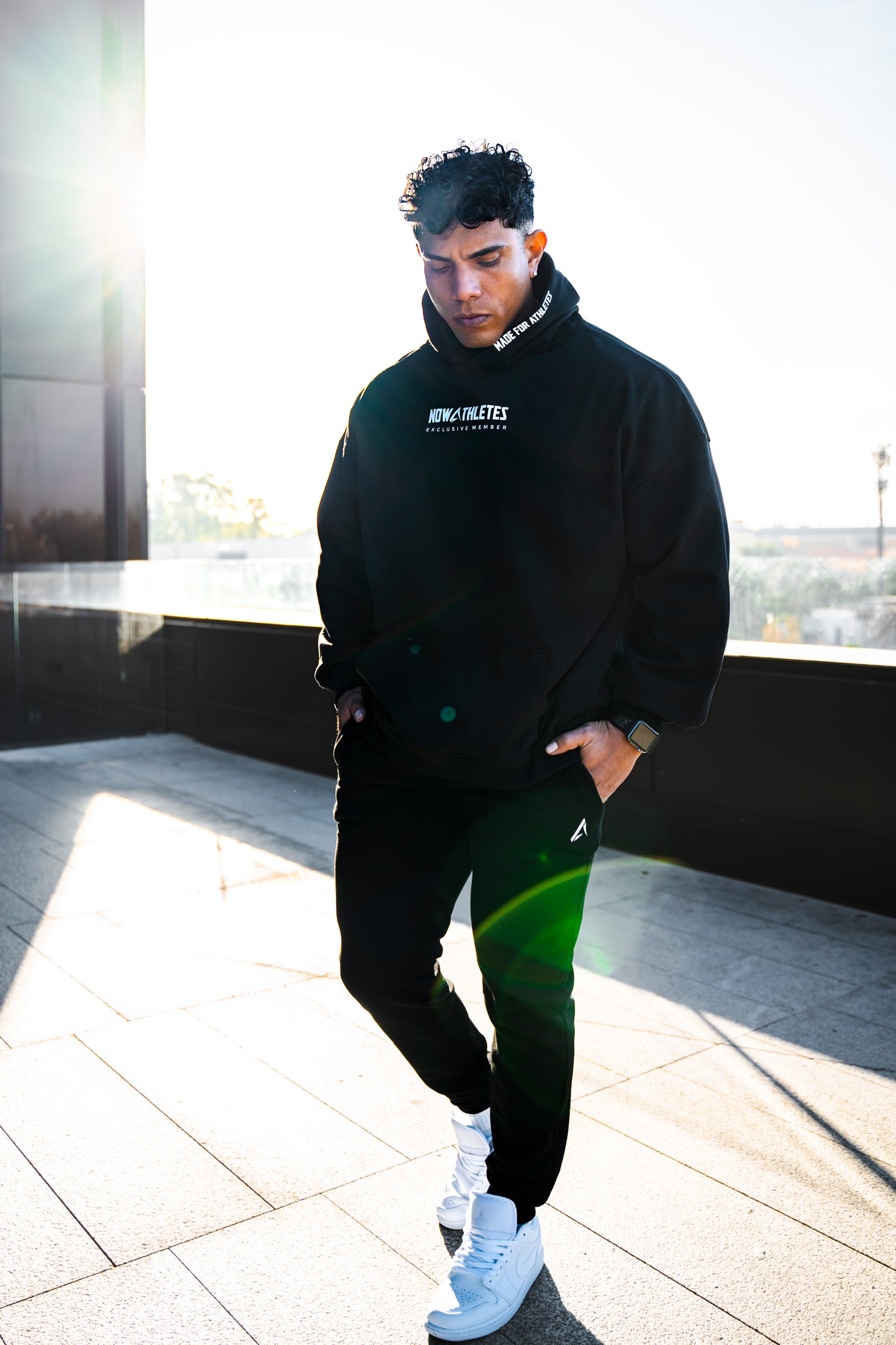 Exclusive Member Oversized Sweatshirt - Black