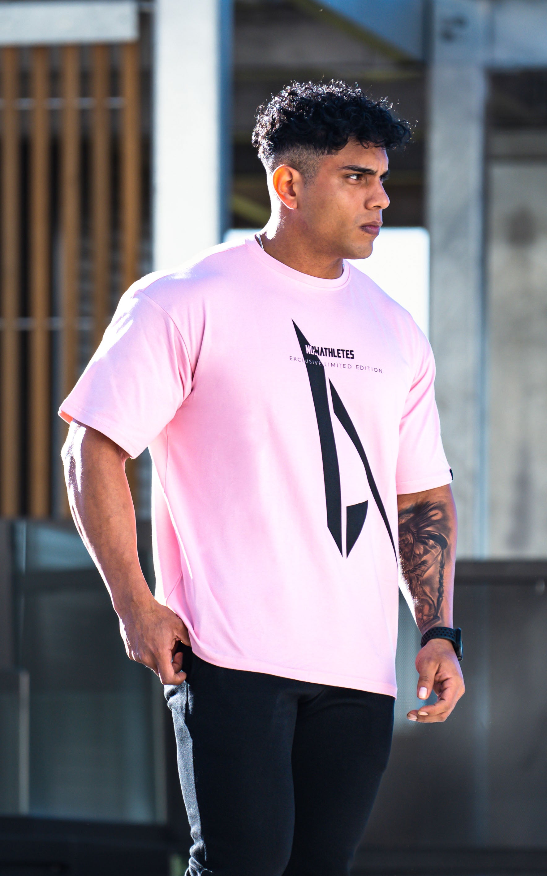 California Oversized T-shirt - Deep Pink