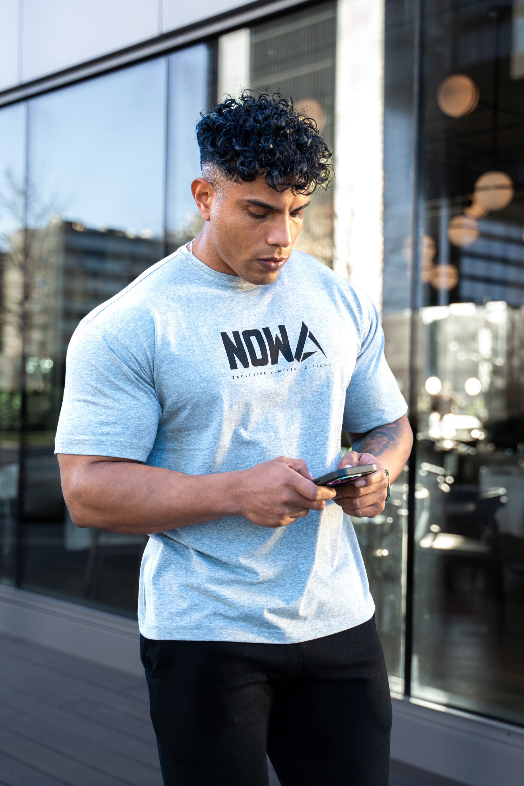 ONYX™️ Fitted T-shirt - Gray