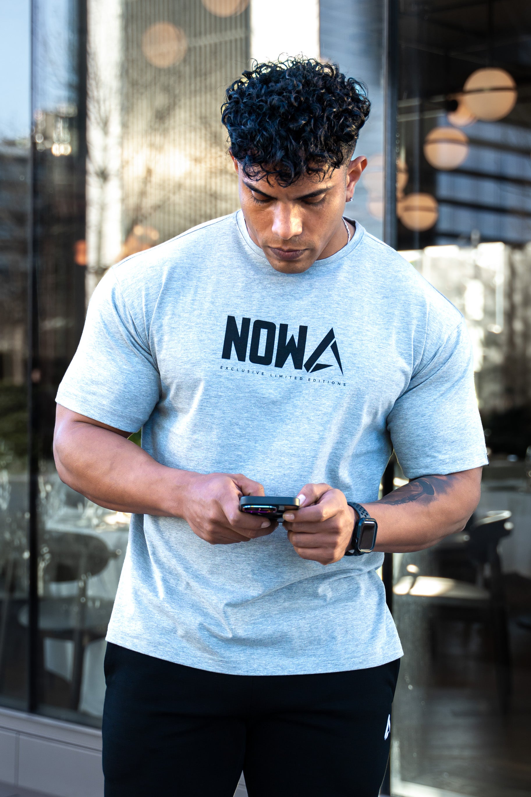 ONYX™️ Fitted T-shirt - Gray