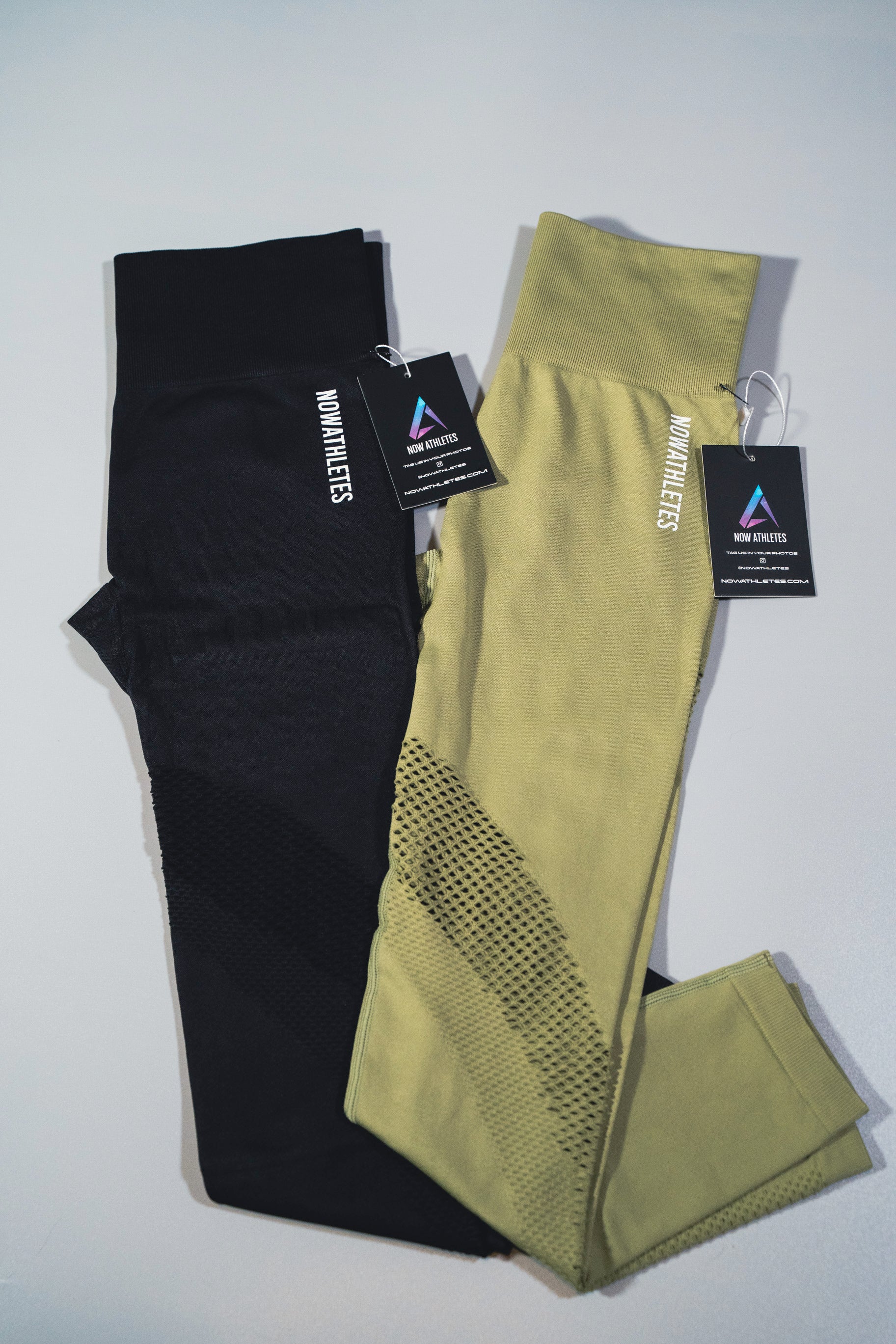 Wave Compression Leggings - Military Green