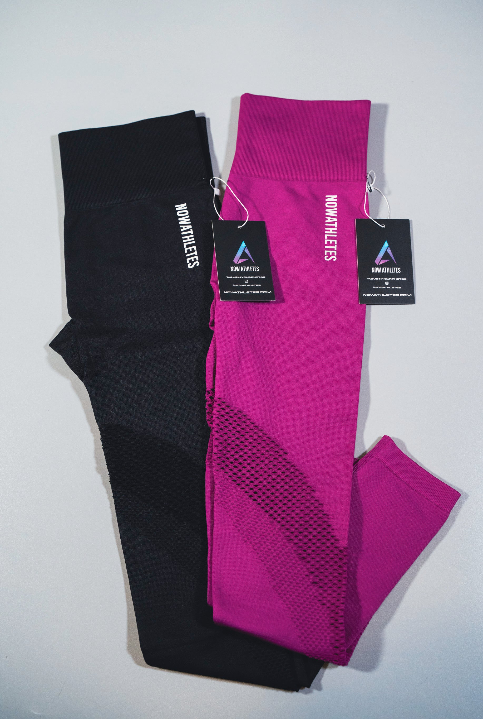 Wave Compression Leggings - Pink