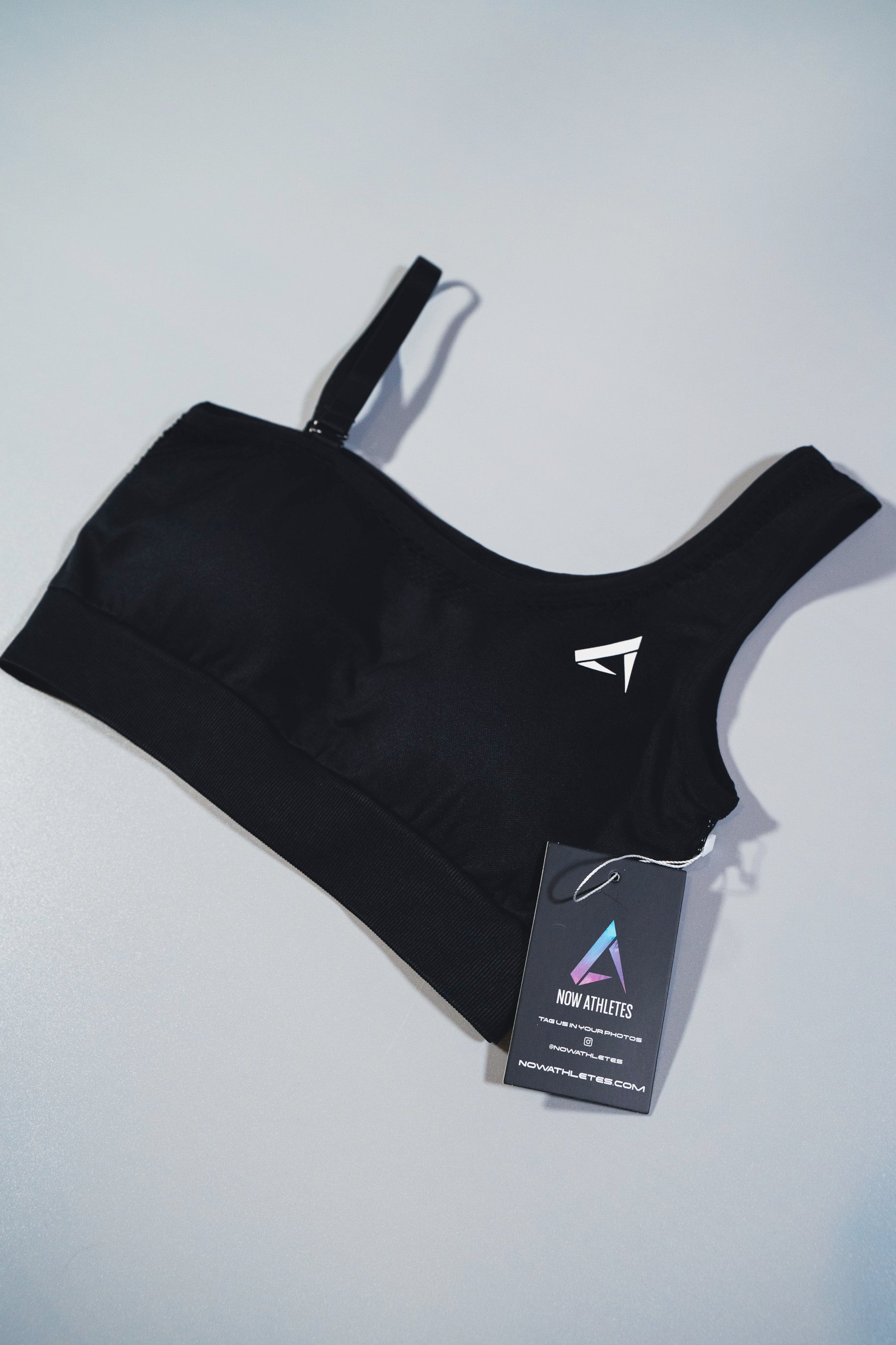 Wave Compression Sport Bra - Black