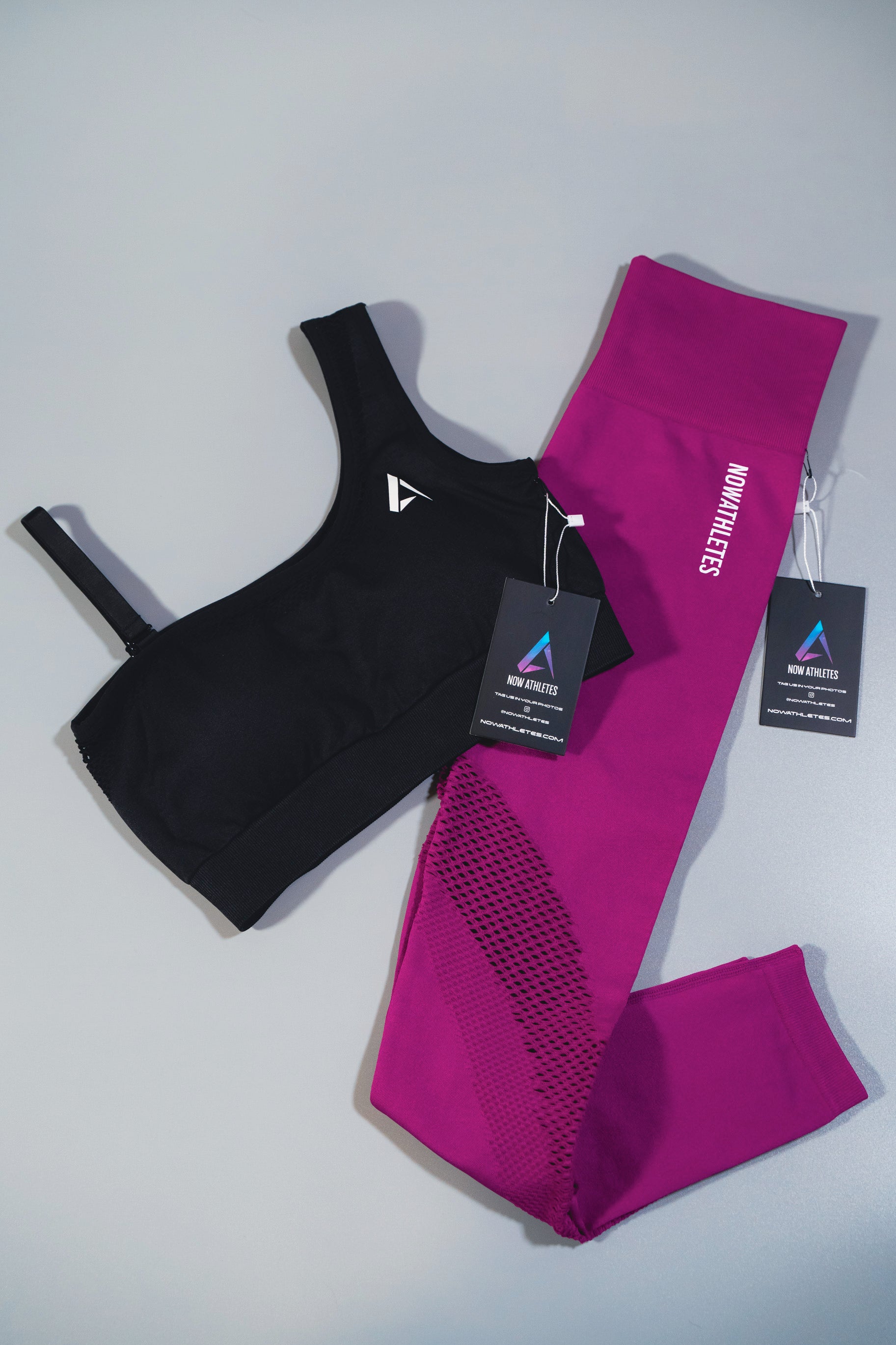 Wave Compression Sport Bra - Black