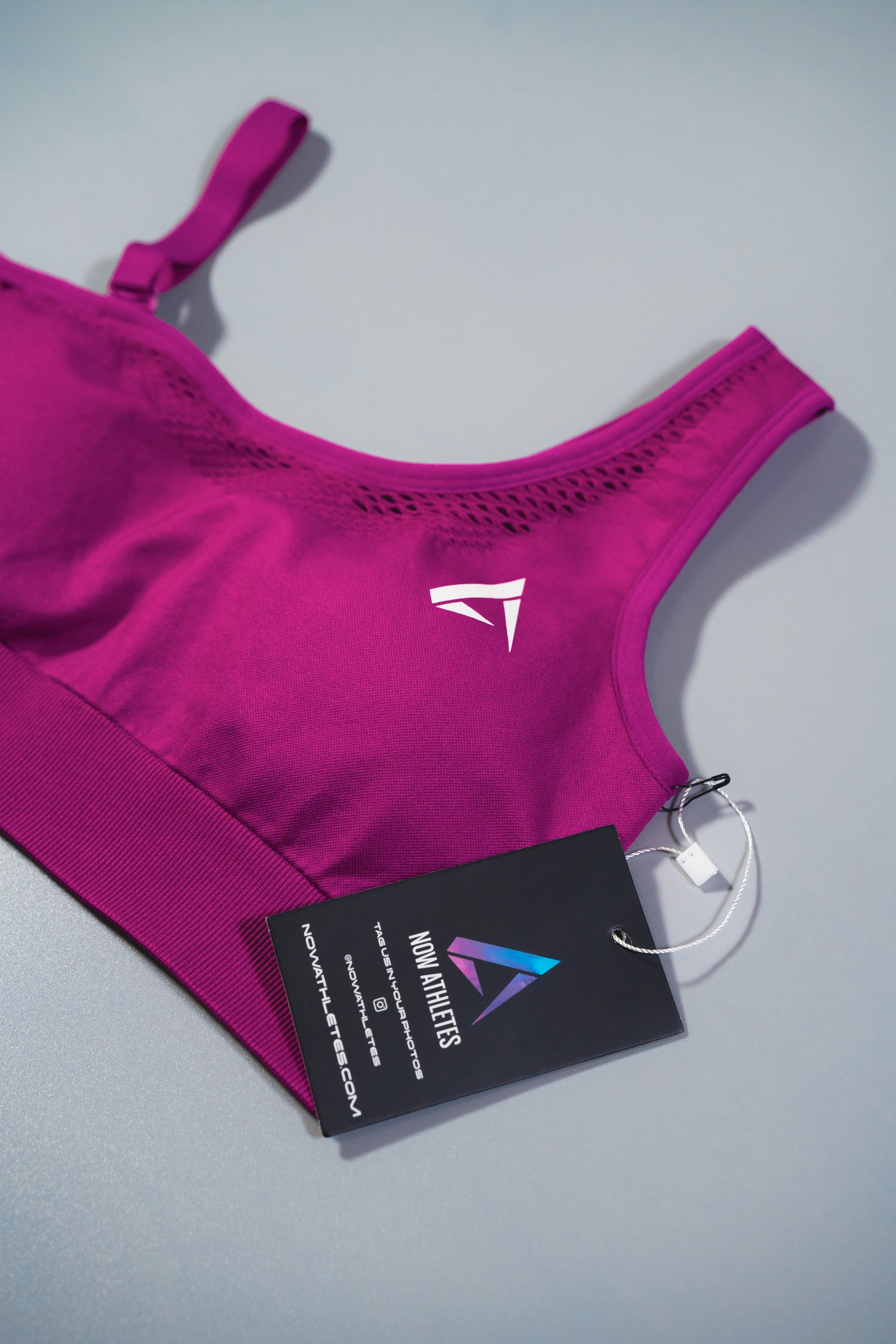 Wave Compression Sport Bra - Pink