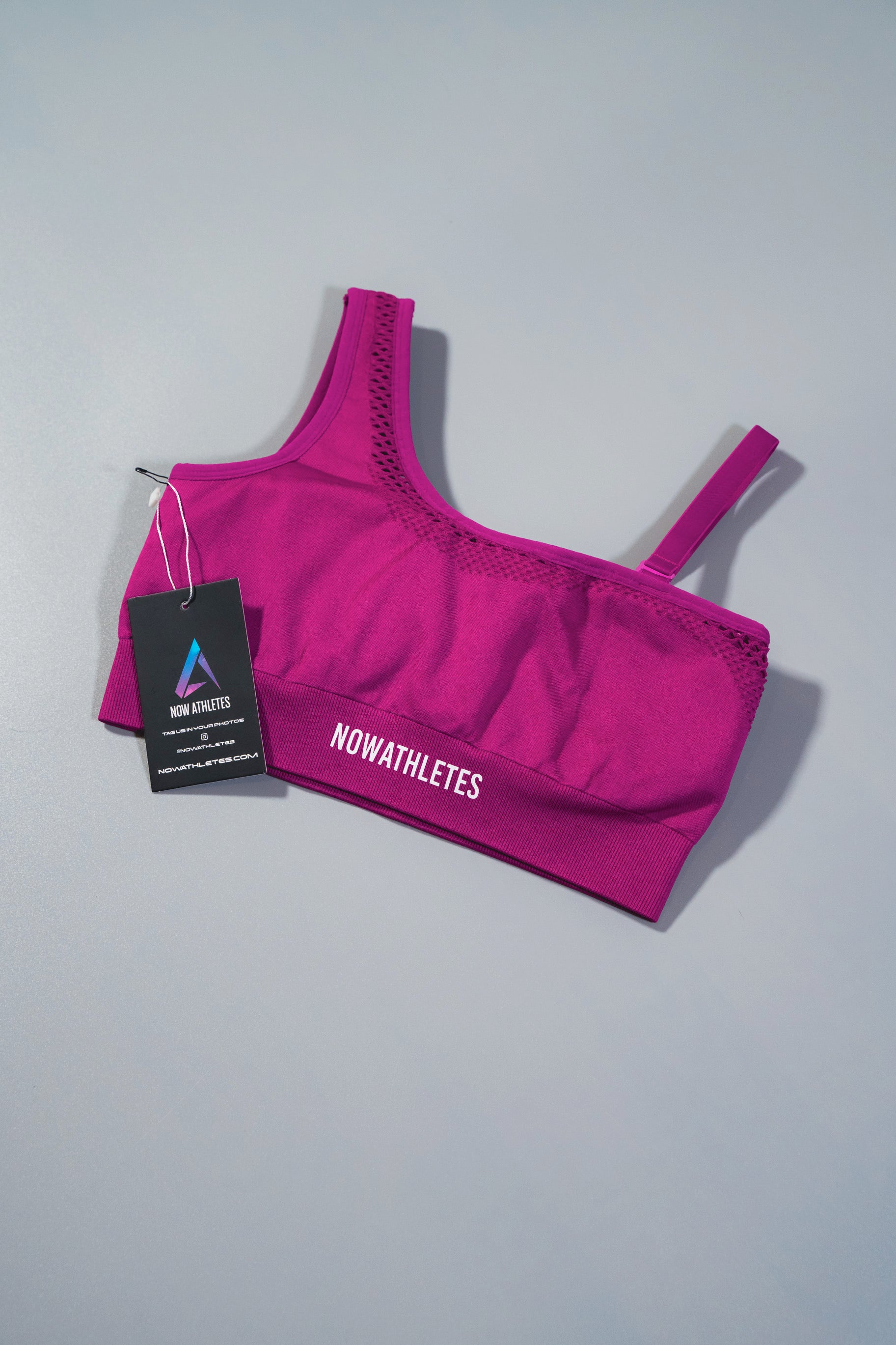 Wave Compression Sport Bra - Pink