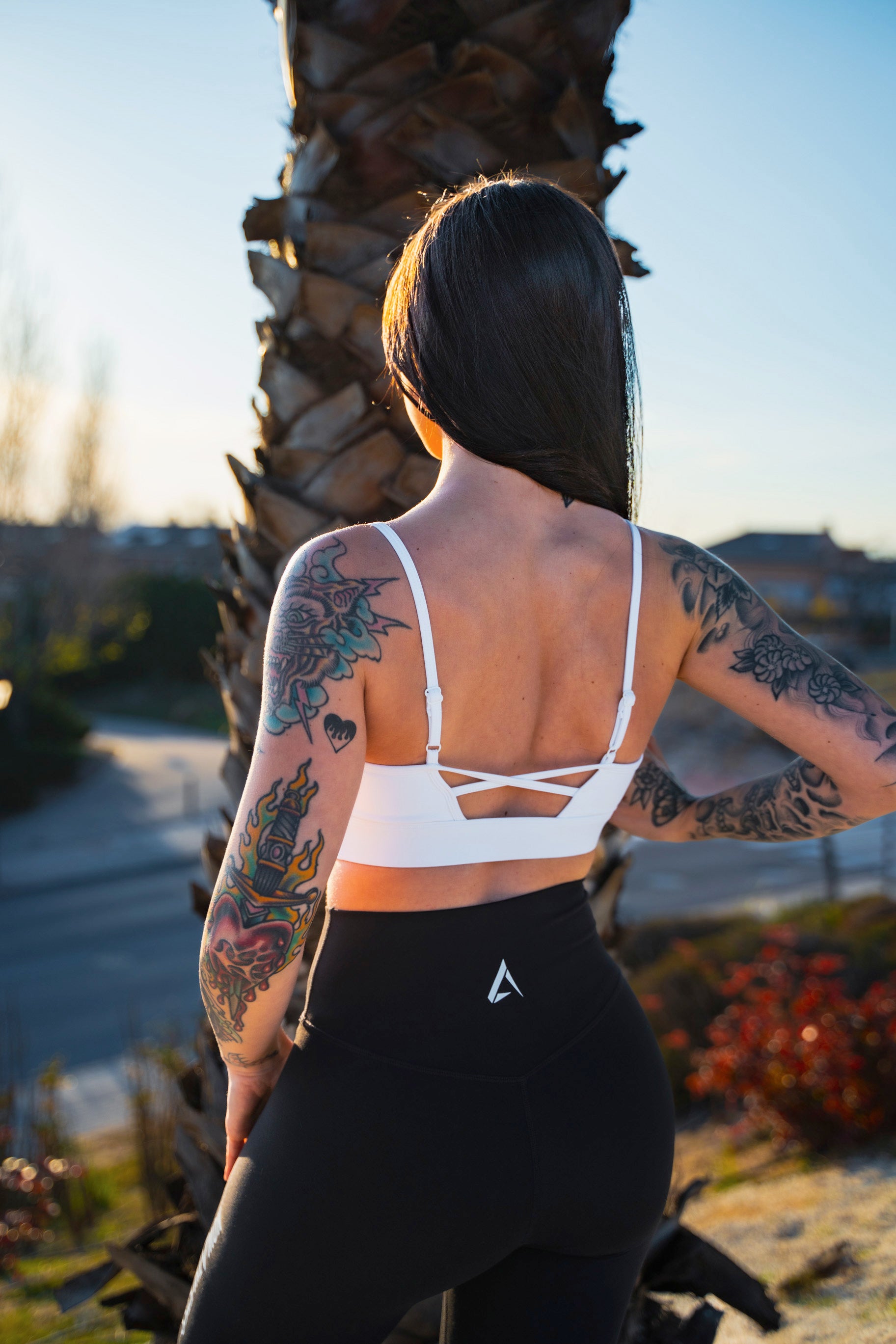 Essential Fit Sports Bra - White