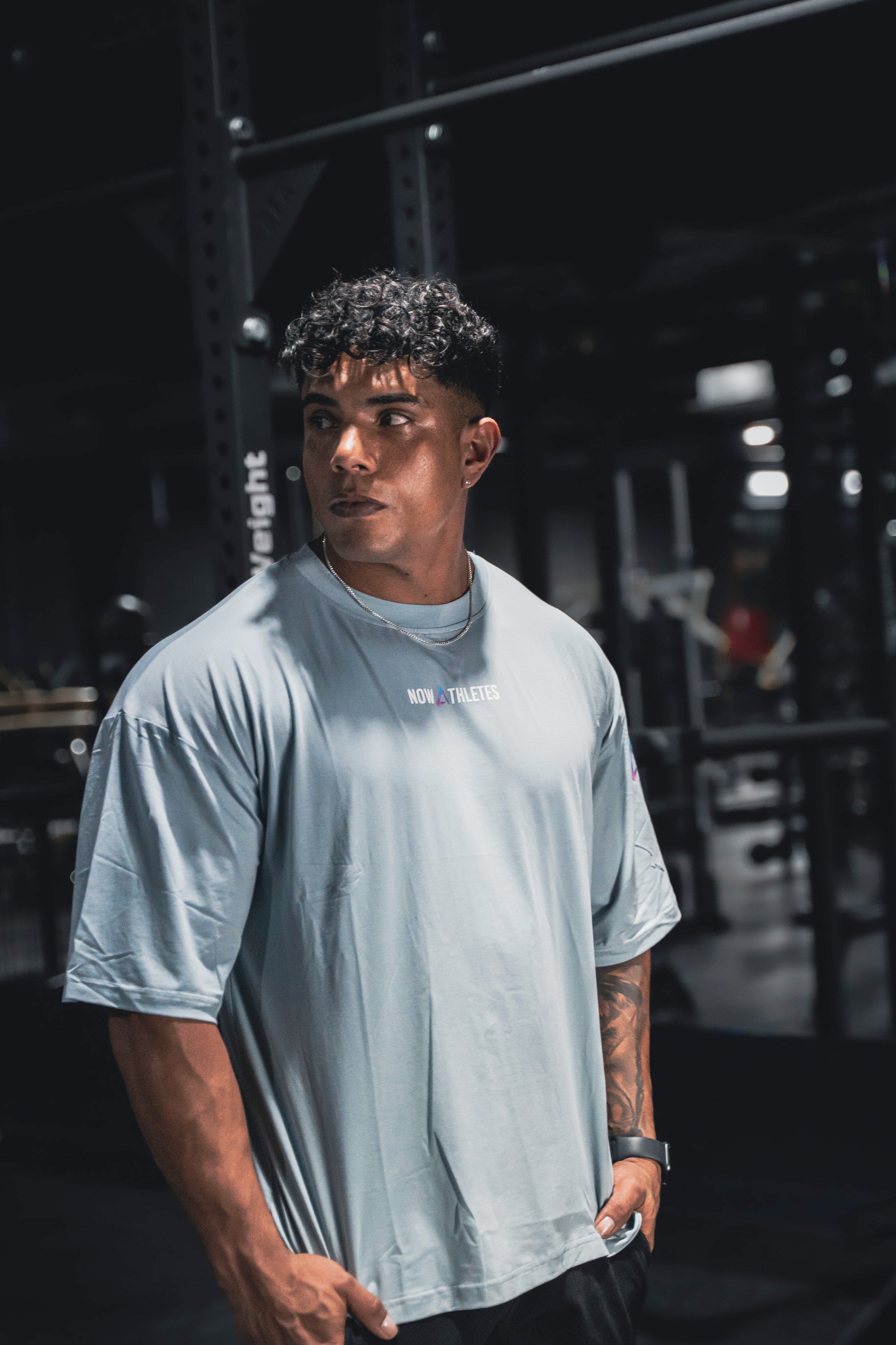 Supernova Returns Boxy Tee - Ice Grey
